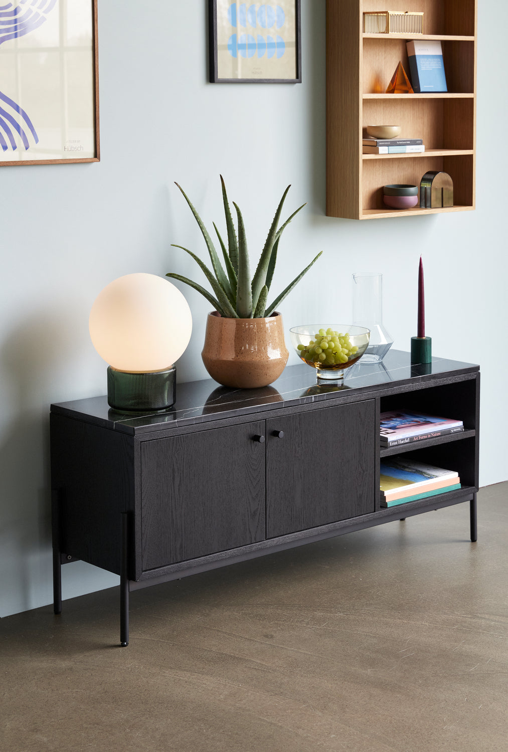 Nobu Skænk Sort - 120x35xh51cm