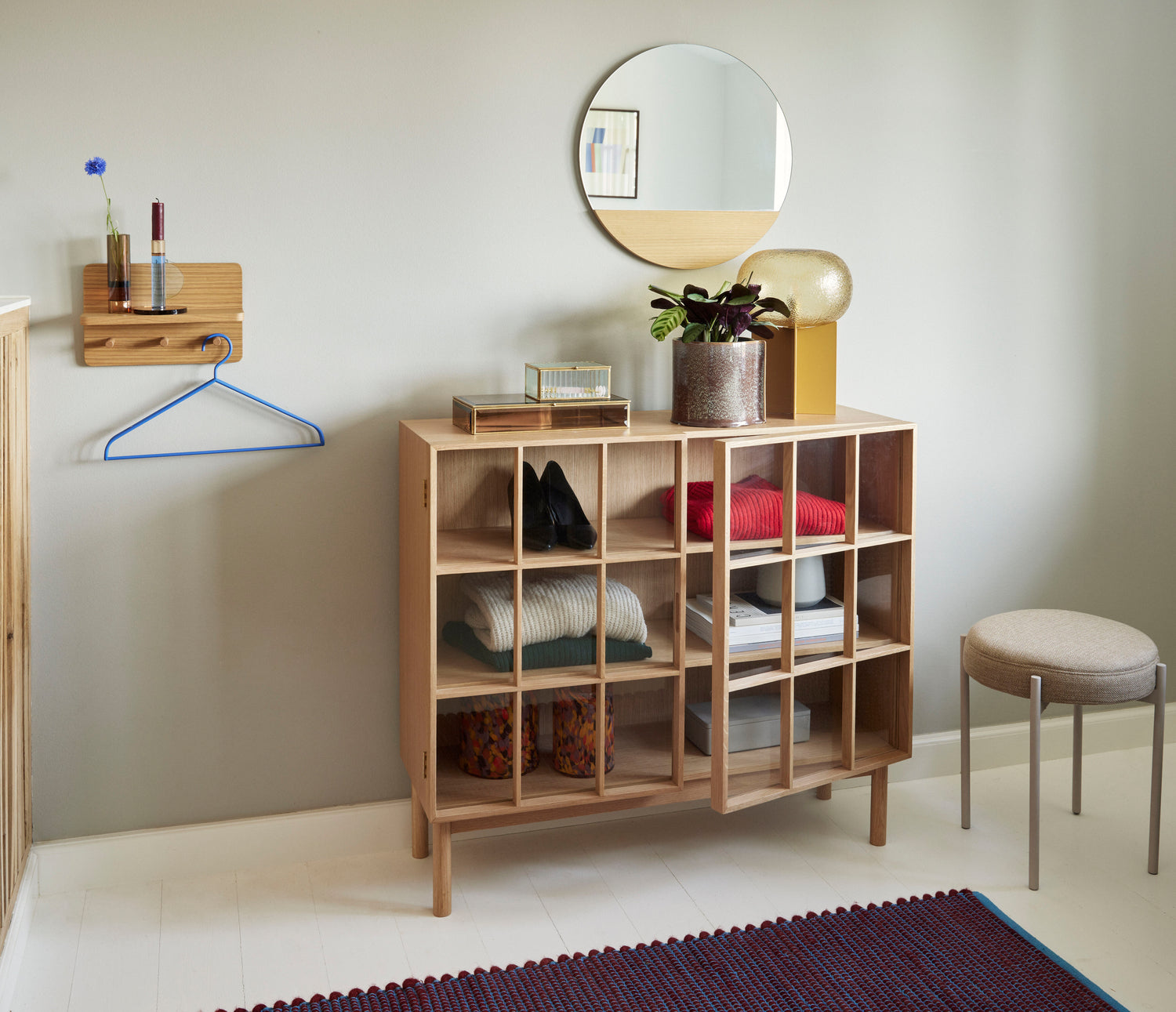 Silo Skammel Beige - ø41xh45cm