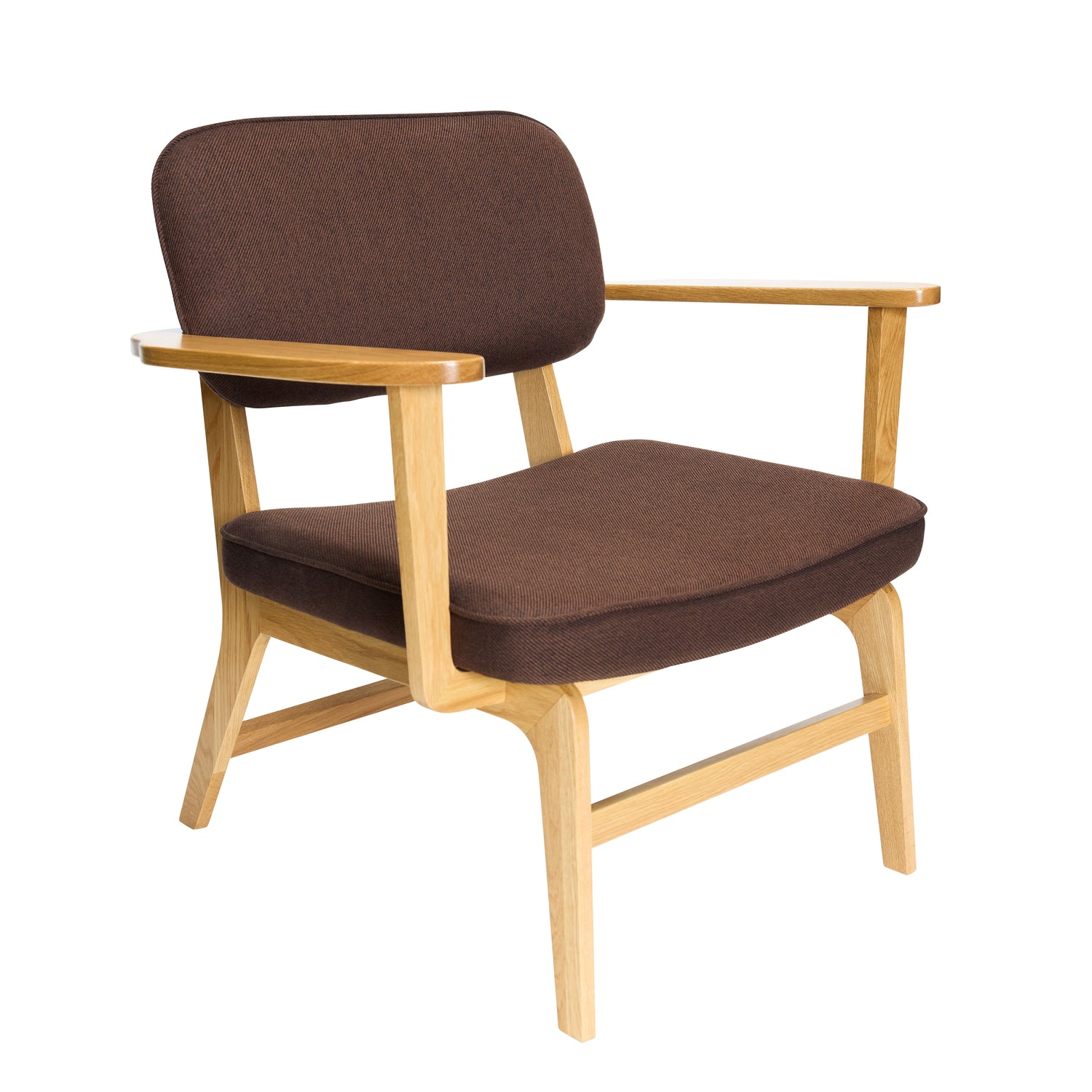 Haze Loungestol Mørkebrun - 80x64xh71cm