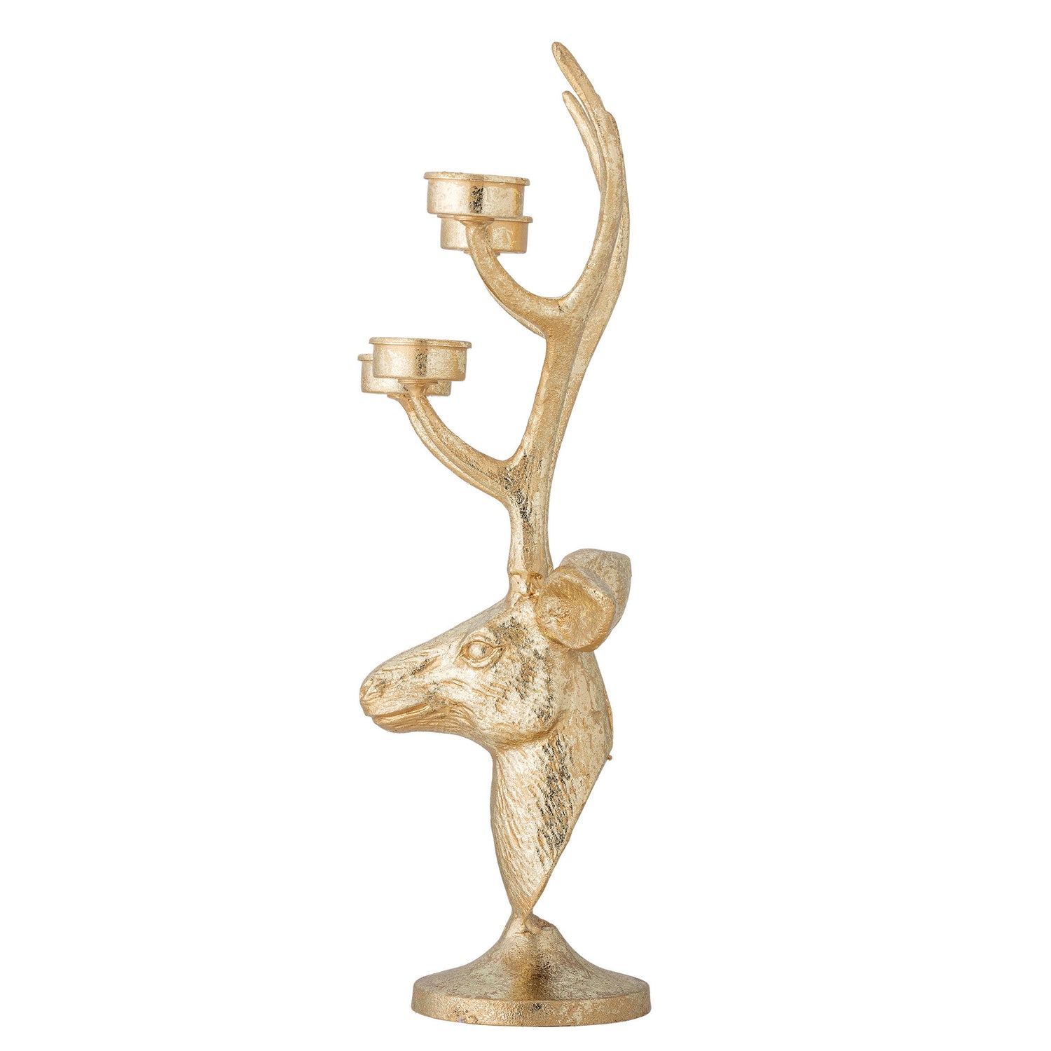 Bloomingville Kanei Fyrfadsstage, Guld, Metal