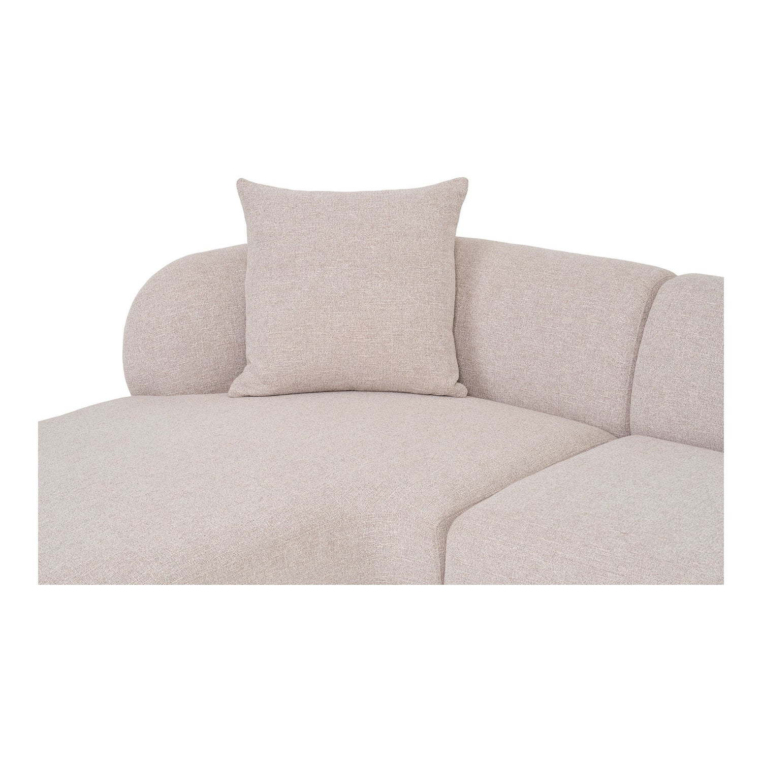 Sofa med 2 puder, venstrevendt, natur, HN1295