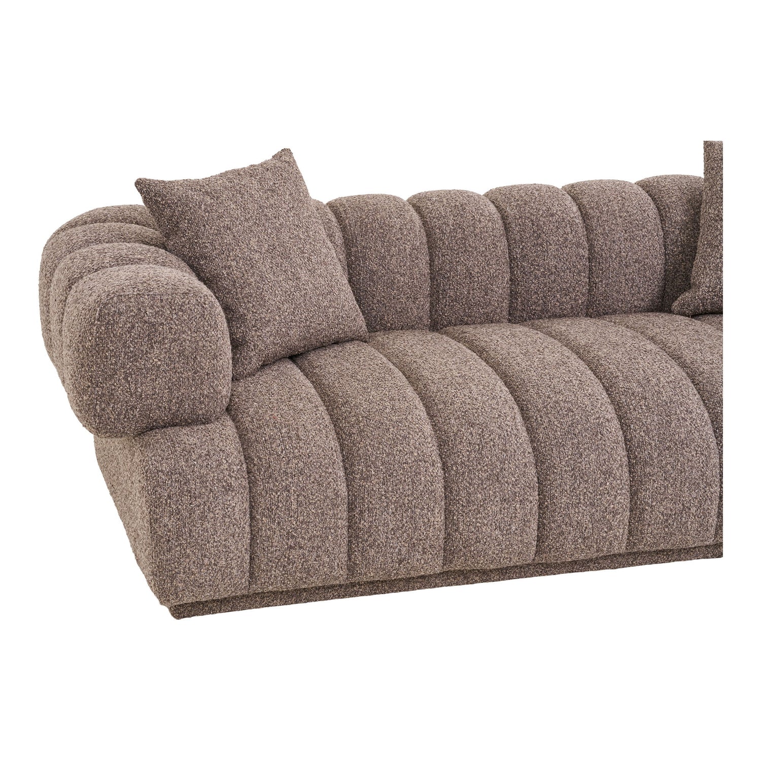 Sofa med 2 puder, brun, HN1296
