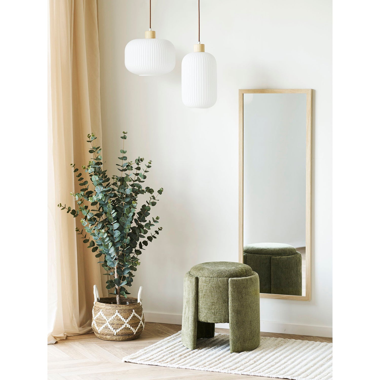 Walsdorf Puf - Puf, grøn ø42x43,5 cm, HN1315