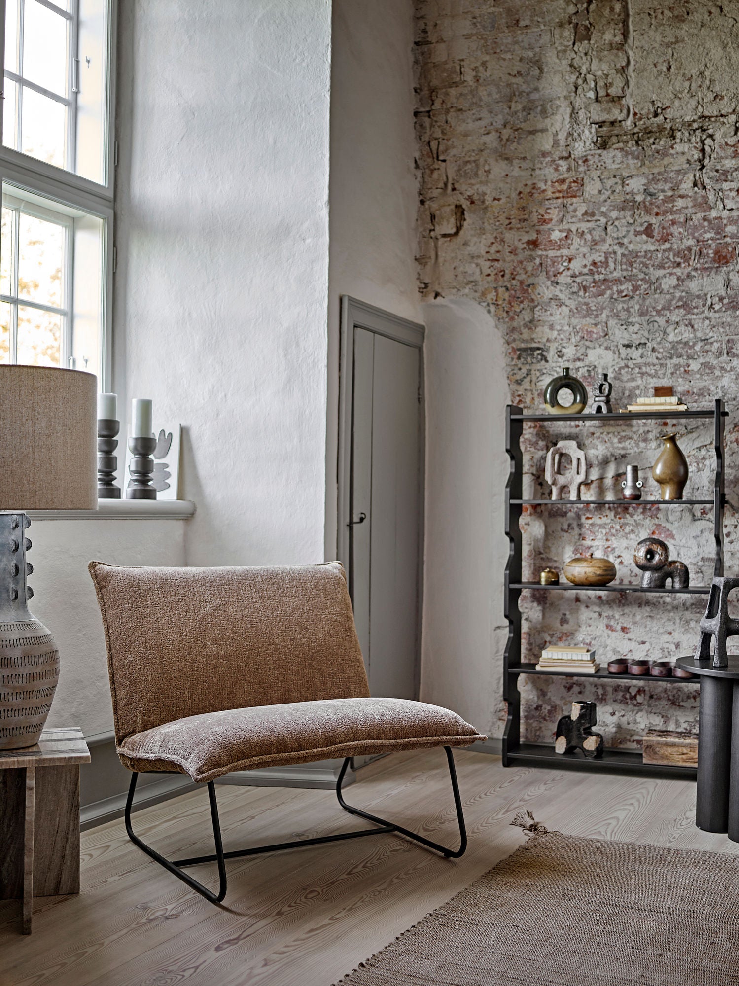 Bloomingville Cape Loungestol, Brun, Genanvendt Polyester