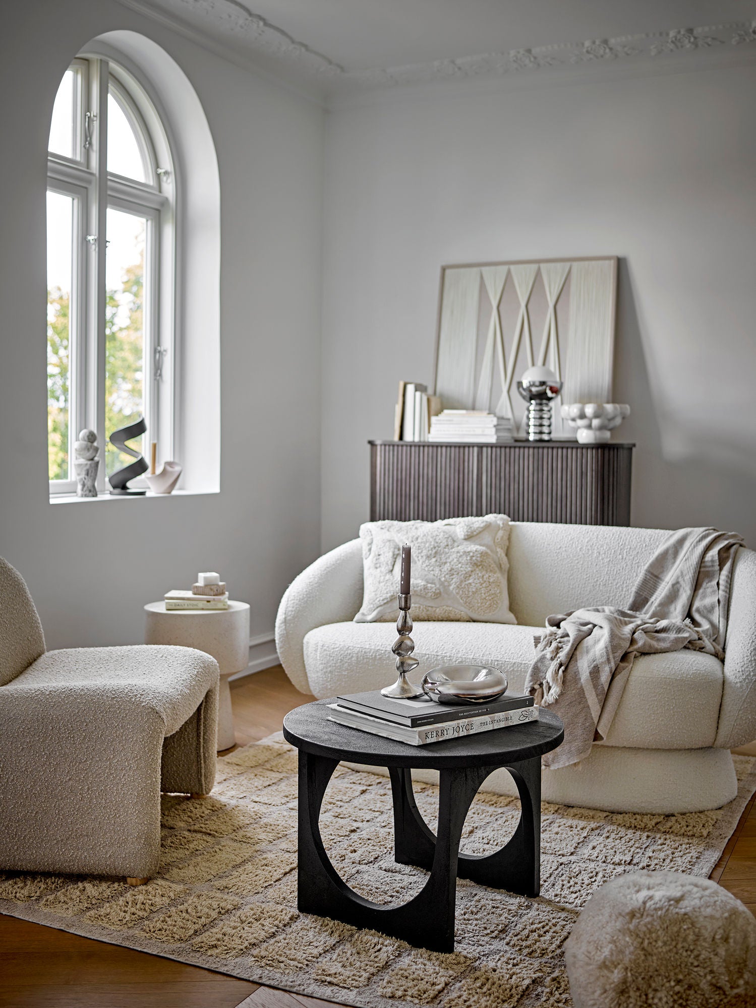 Bloomingville Neel Loungestol, Natur, Polyester