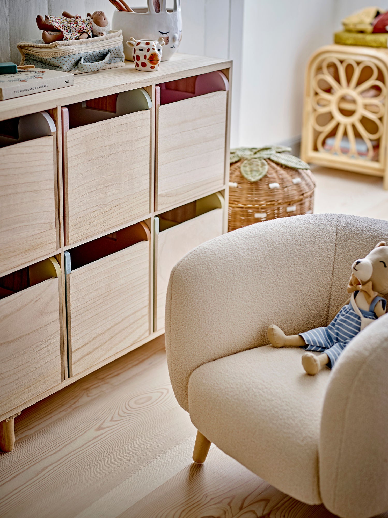 Bloomingville MINI Lara Dukke, Brun, Polyester