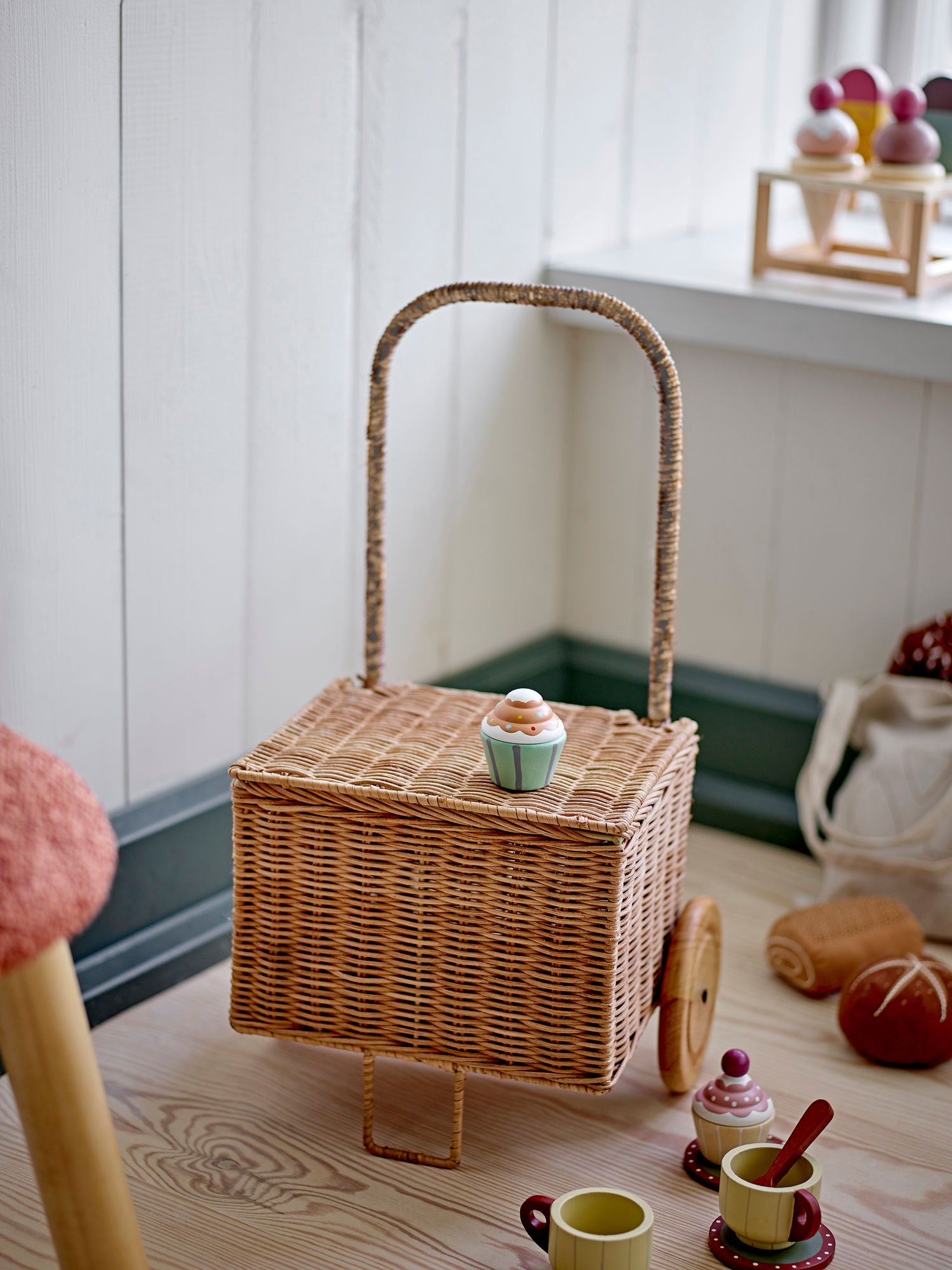Bloomingville MINI Bette Legetøj, Køkkensæt, Brun, FSC®100%, MDF