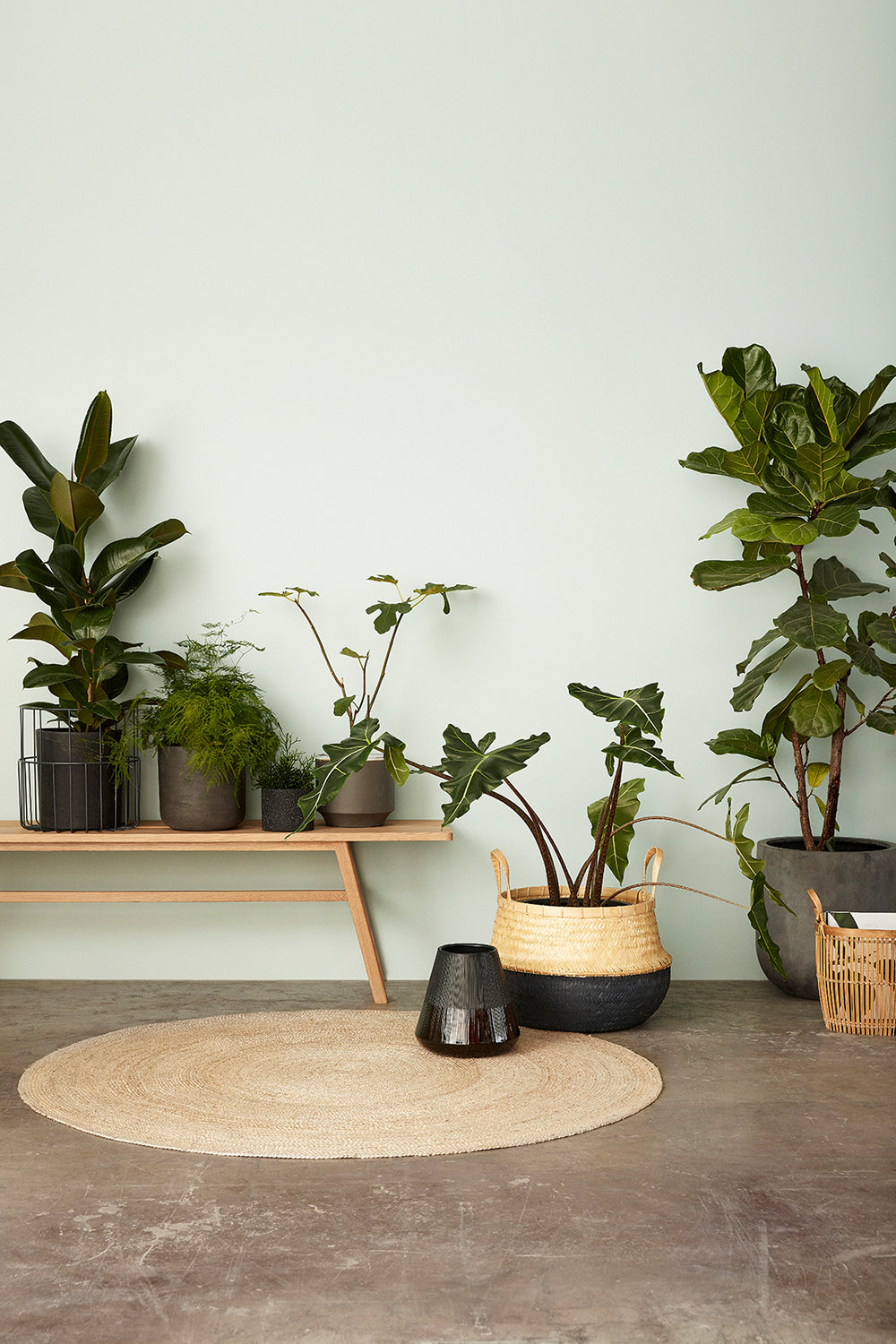 Jute tæppe Ø150 cm