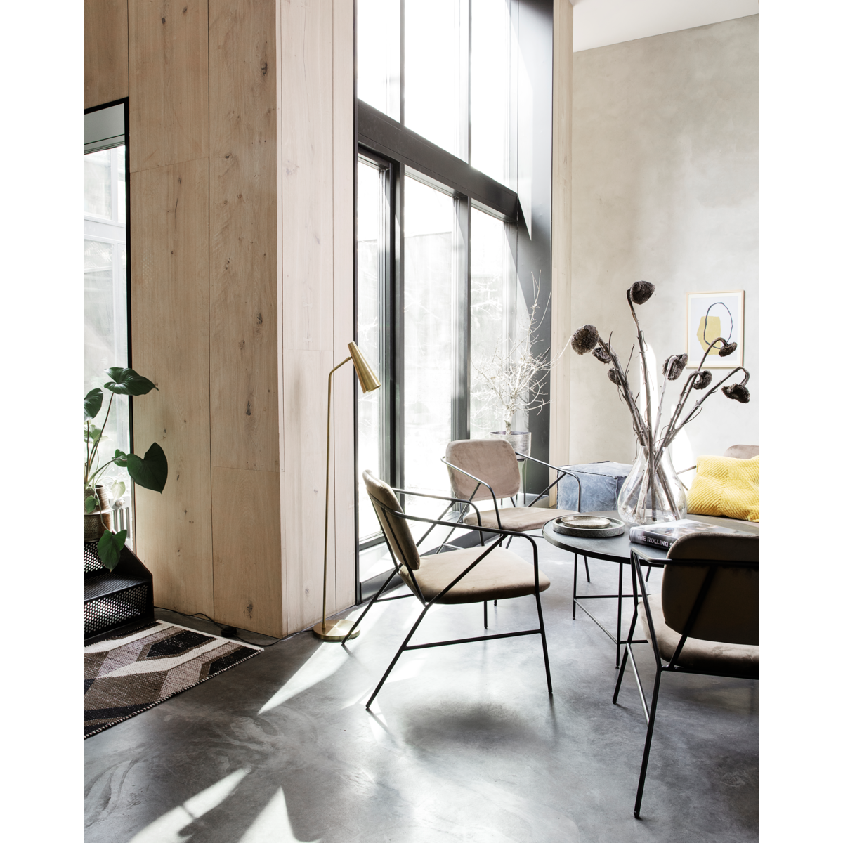 Gulvlampe, HDPrecise, Messing