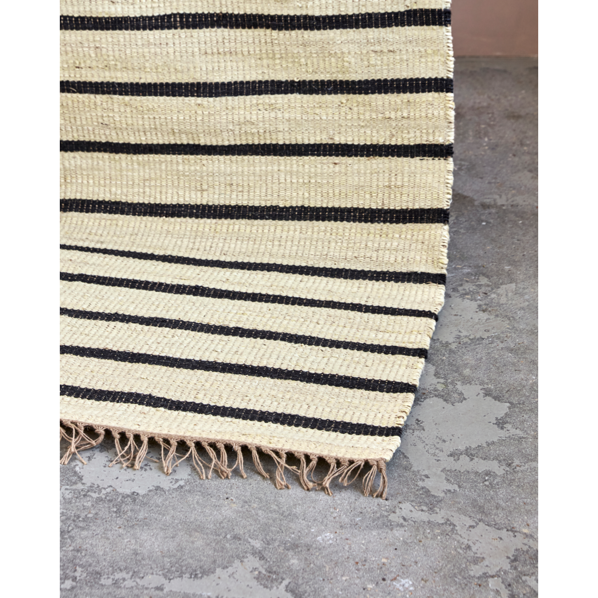 Tæppe, HDSima, Sort;Natural