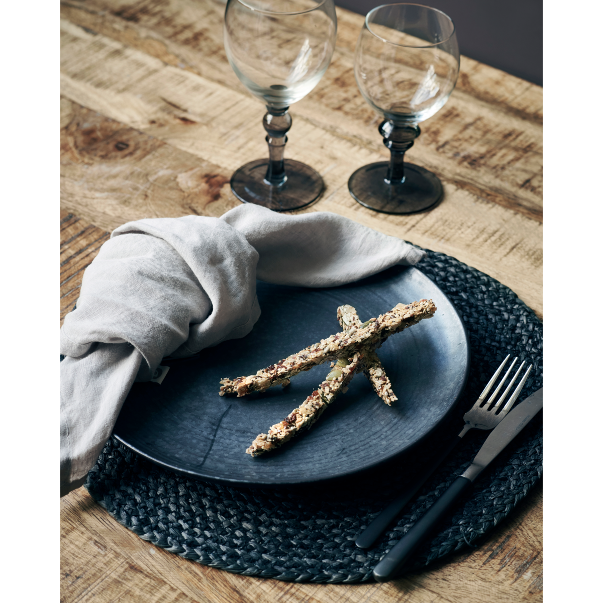 Middagstallerken, HDPion, Sort;Brun