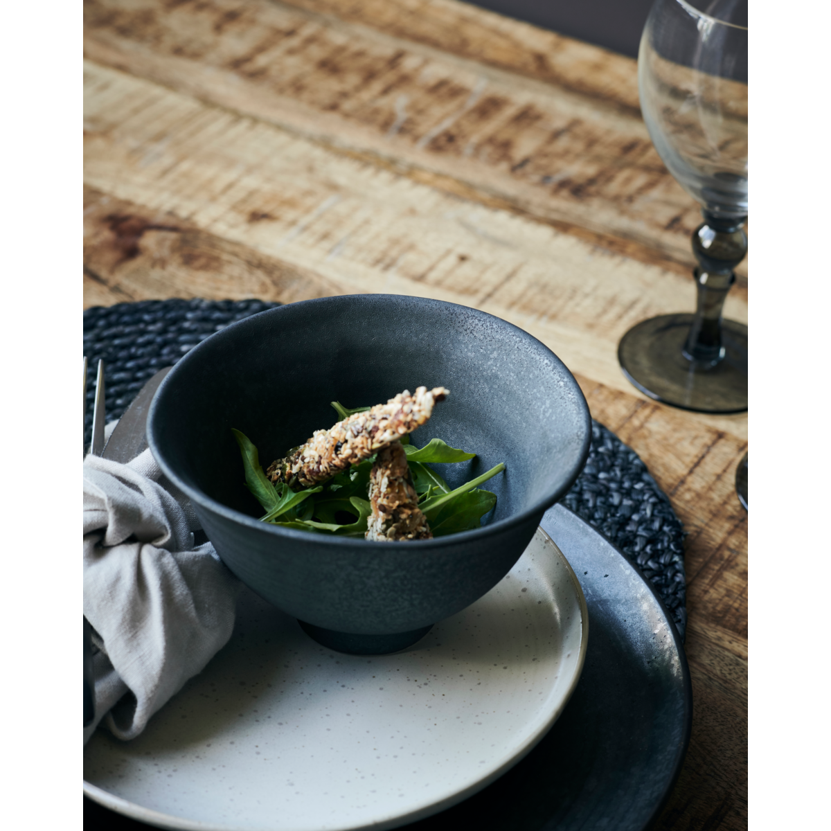 Skål, HDPion, Sort;Brun