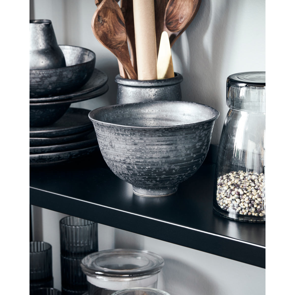 Skål, HDPion, Sort;Brun