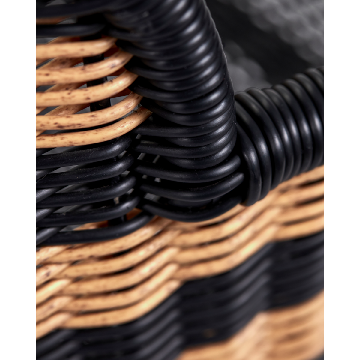 Loungestol, HDHapur, Natur;Sort