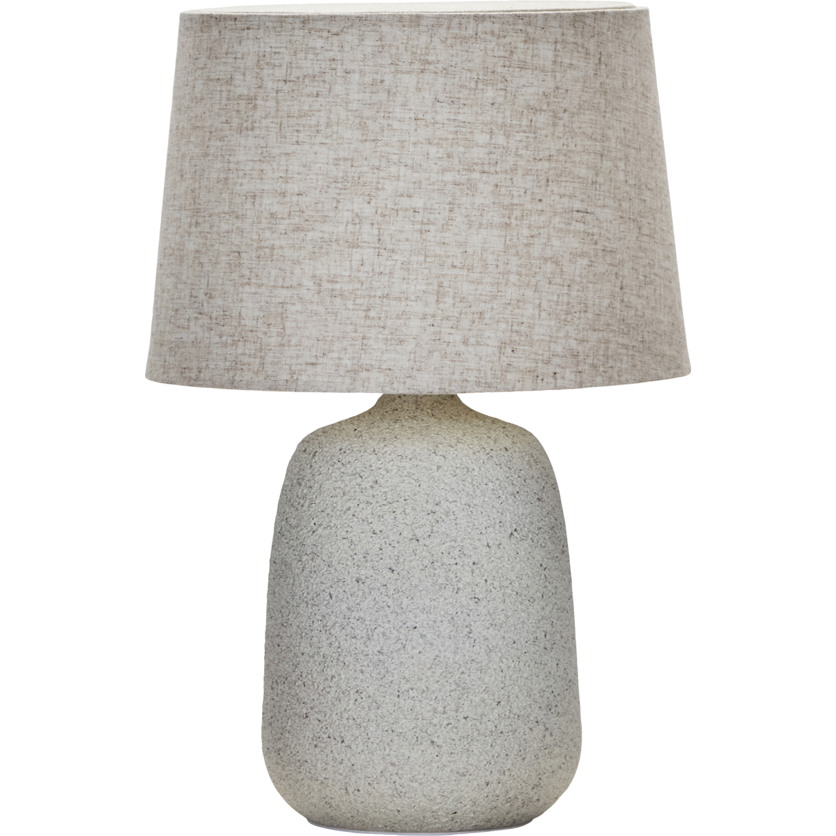 Bordlampe inkl. lampeskærm, HDTana, Råhvid
