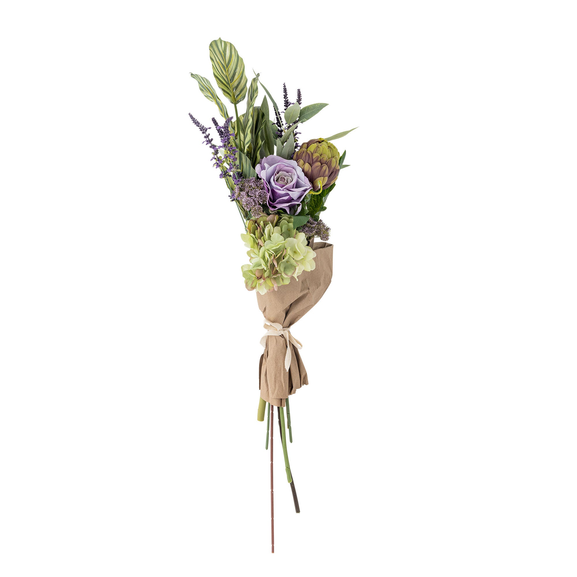 Bloomingville Whisper Buket, Lilla, Kunstige Blomster