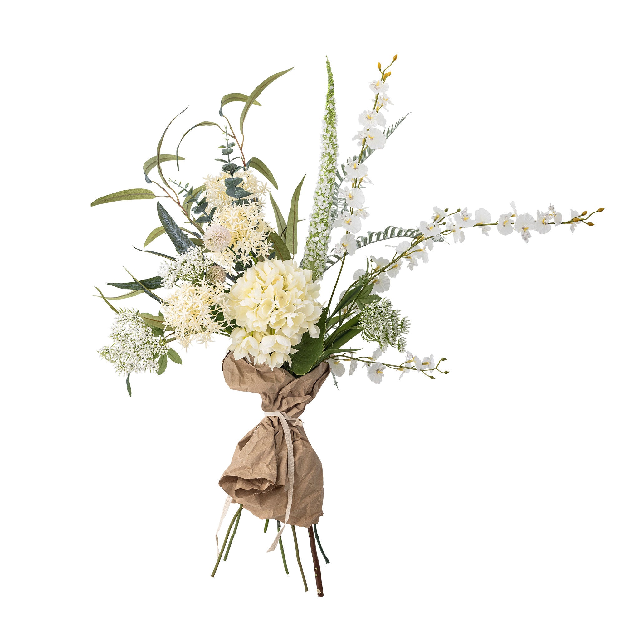Bloomingville Symphonie Buket, Hvid, Kunstige Blomster