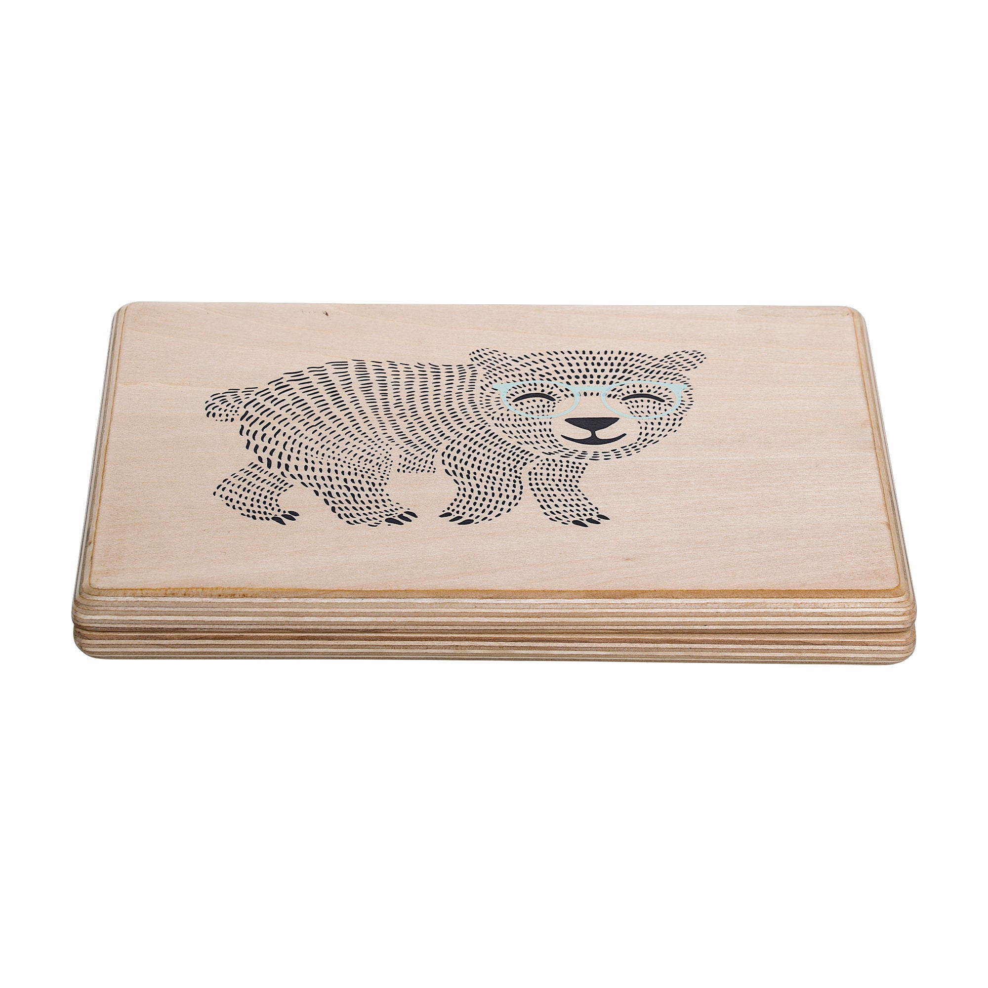 Bloomingville MINI Elena Legetøjscomputer, Natur, FSC®100% Krydsfiner