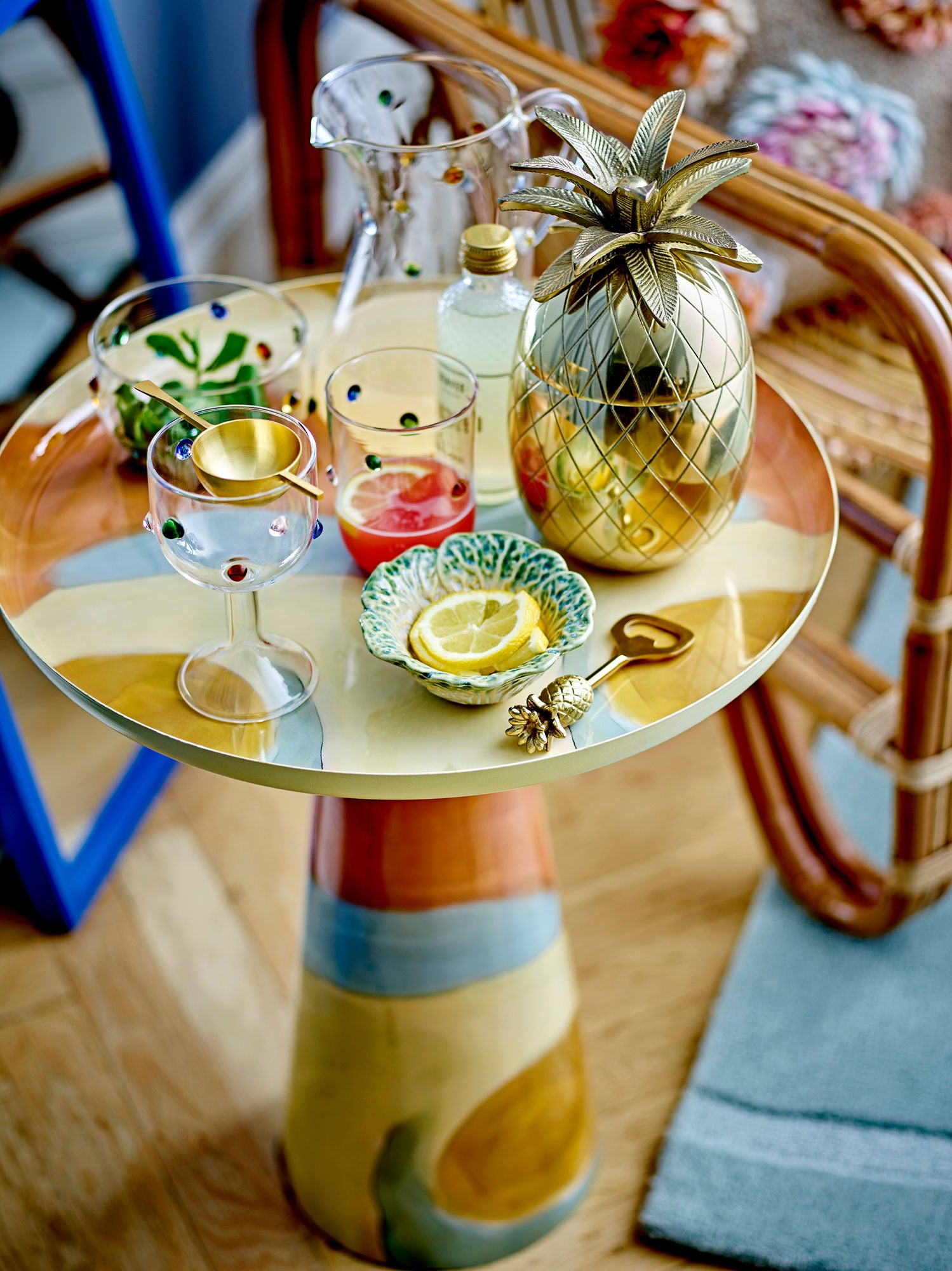 Bloomingville Thalia Kande, Klar, Glas