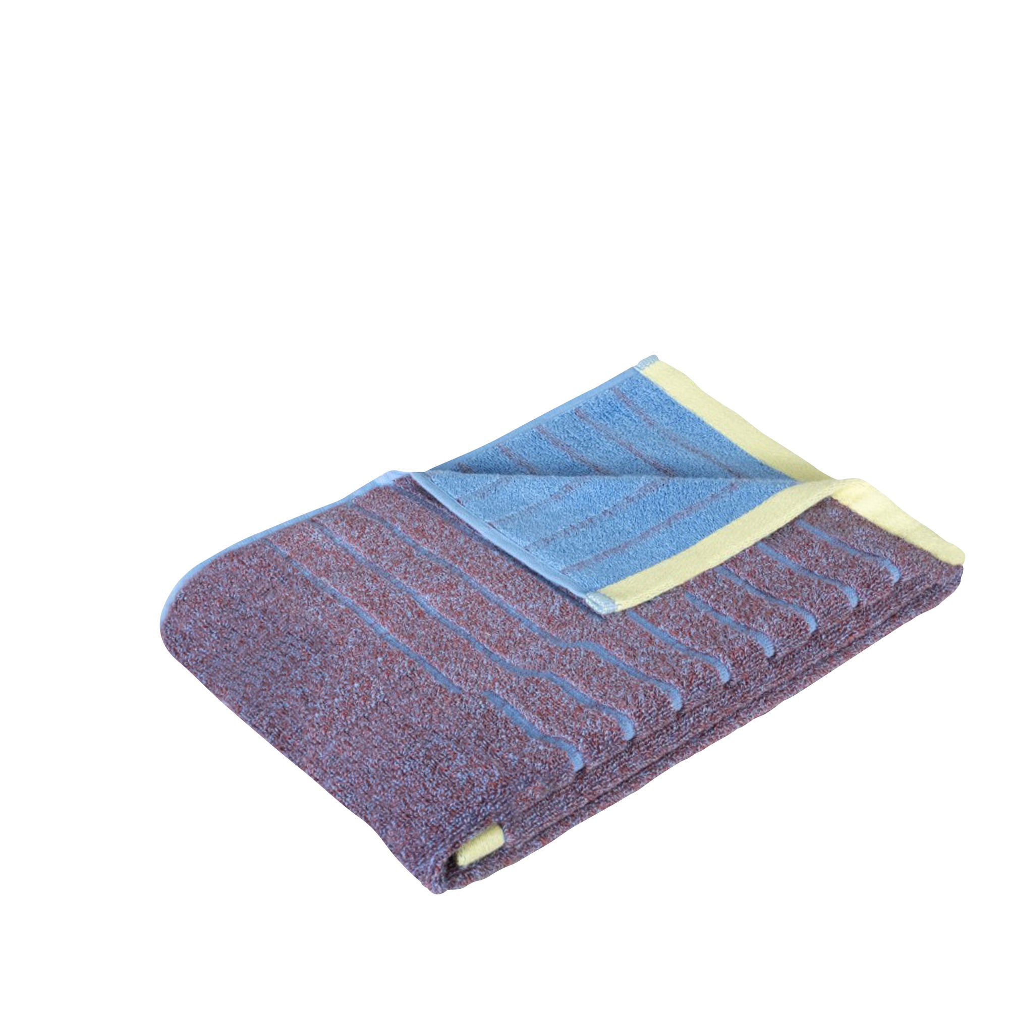 Hübsch Promenade Håndklæde Large Lilla/Blå