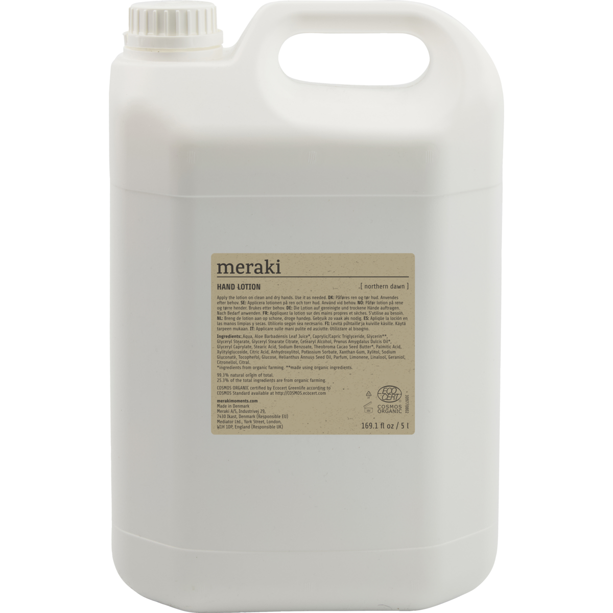 Hand lotion, Northern dawn, refill 5 liter