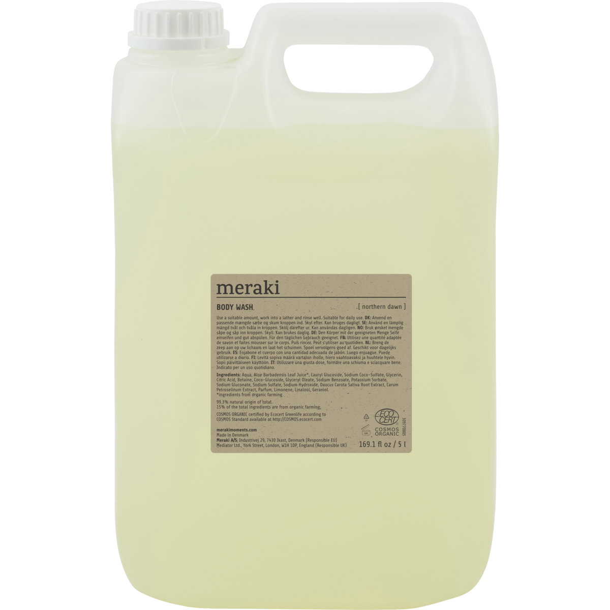 Body wash, Northern dawn, refill 5 liter