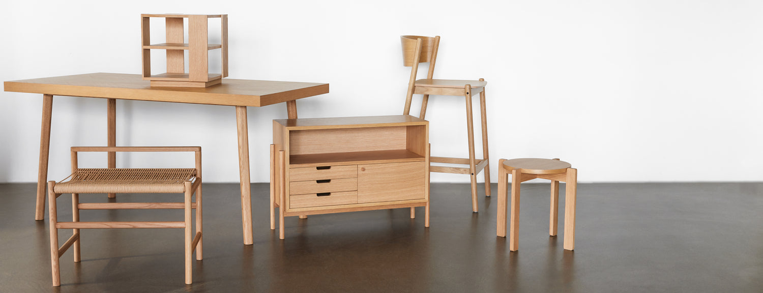 Oblique Barstol Natur - 50x55xh103cm