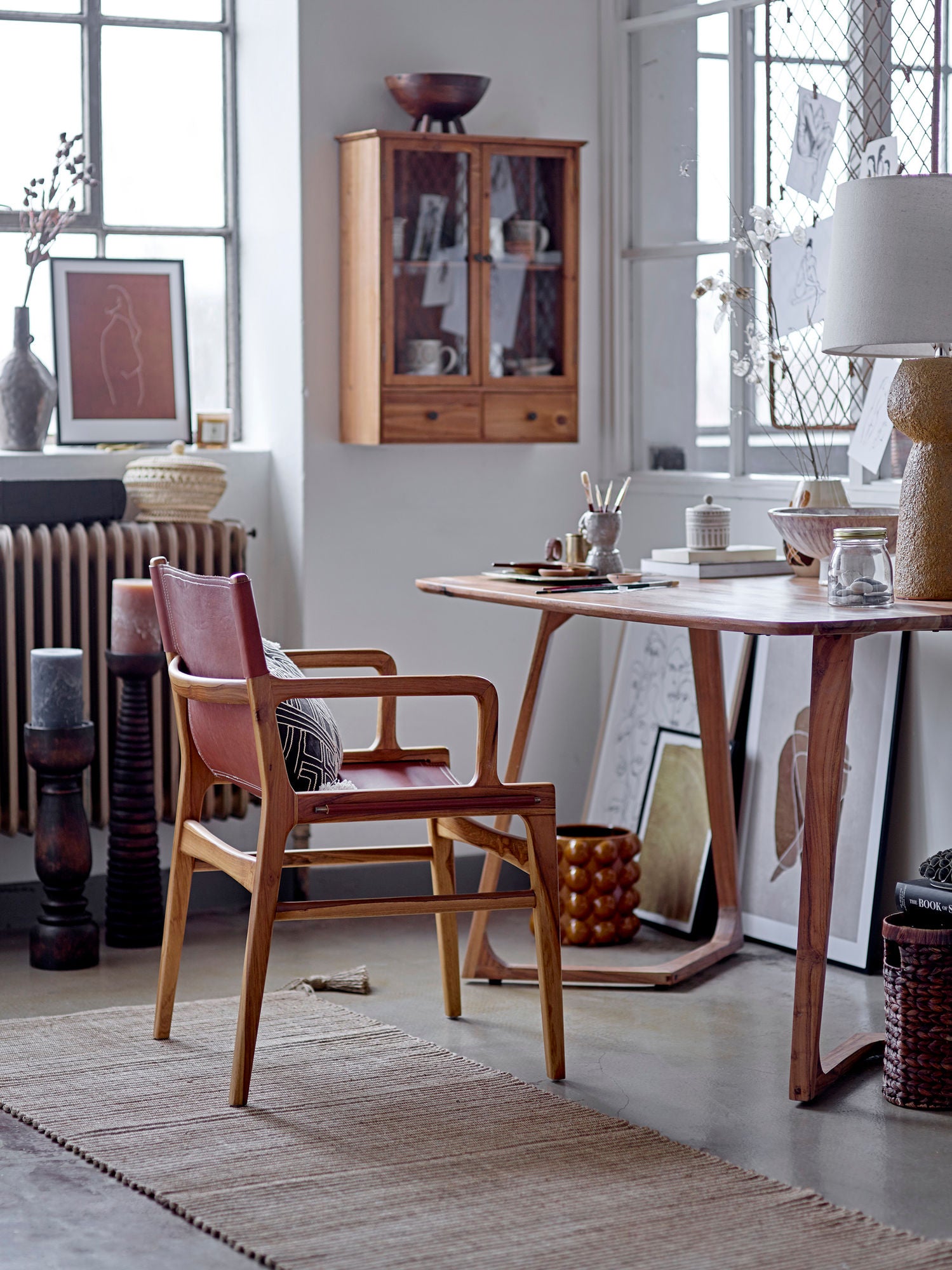 Bloomingville Jona Vase, Brun, Stentøj