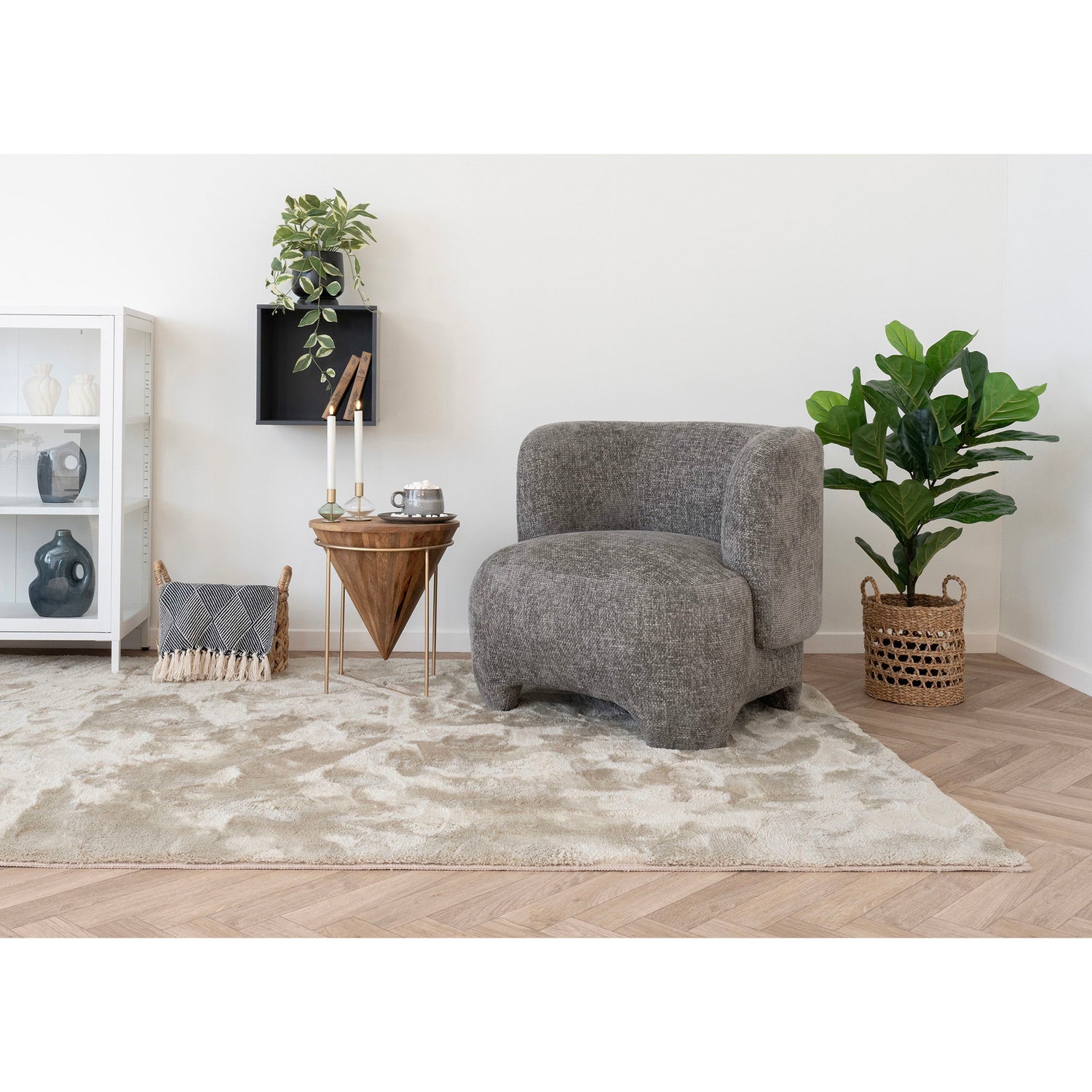 Plaid, blå<br>130x180 cm