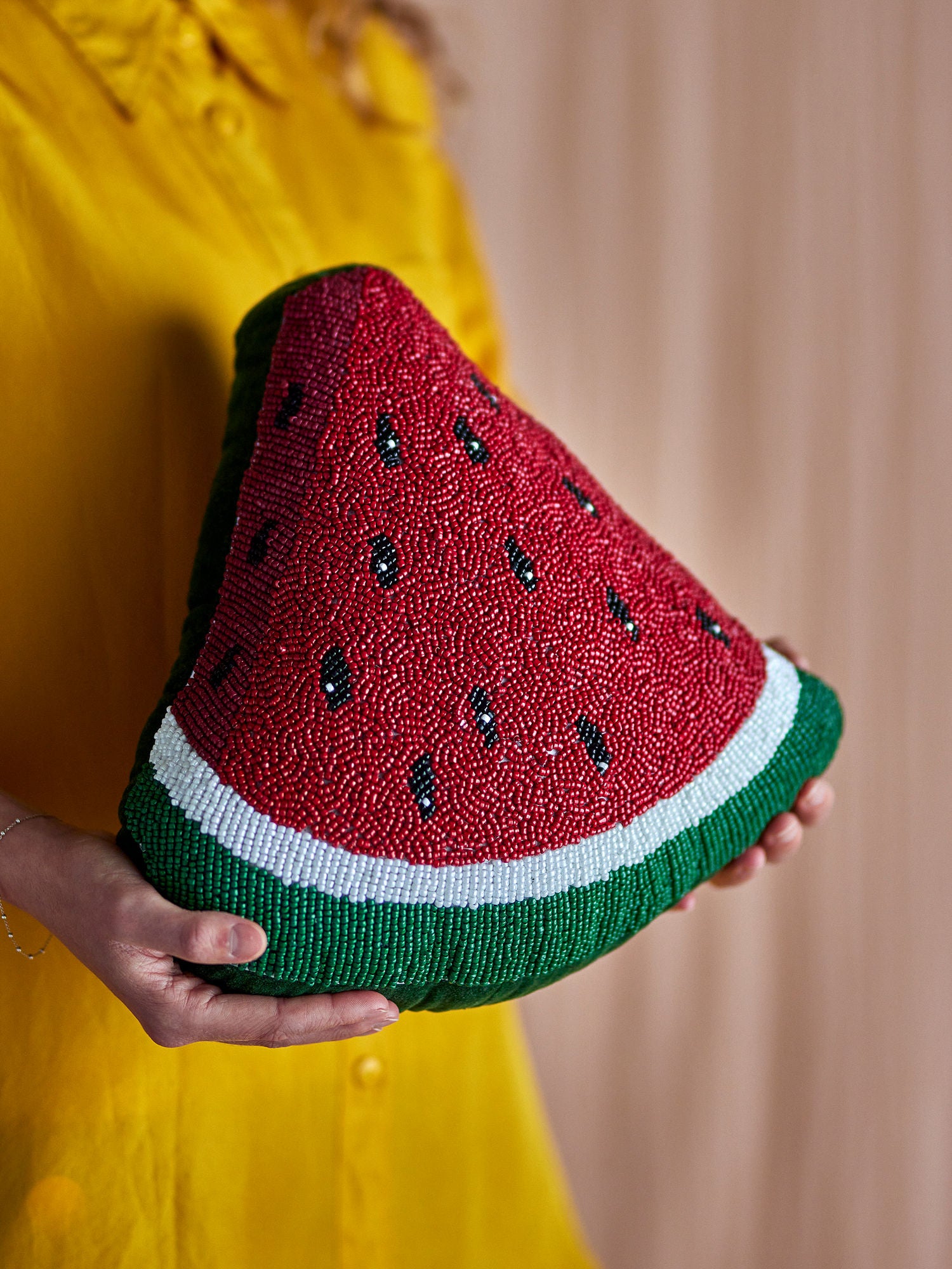 Bloomingville Senga Pude, Rød, Bomuld