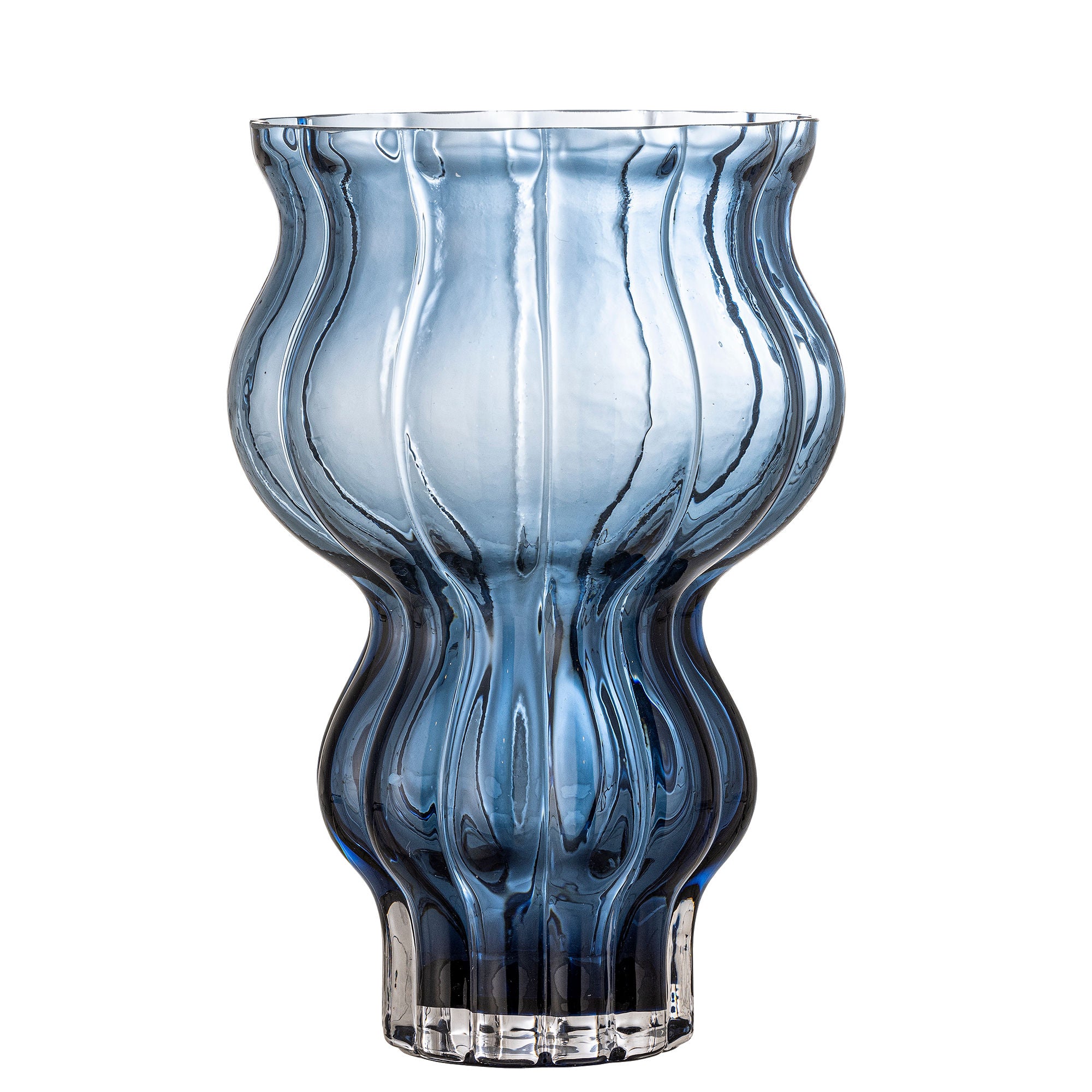 Bloomingville Zanna Vase, Blå, Glas