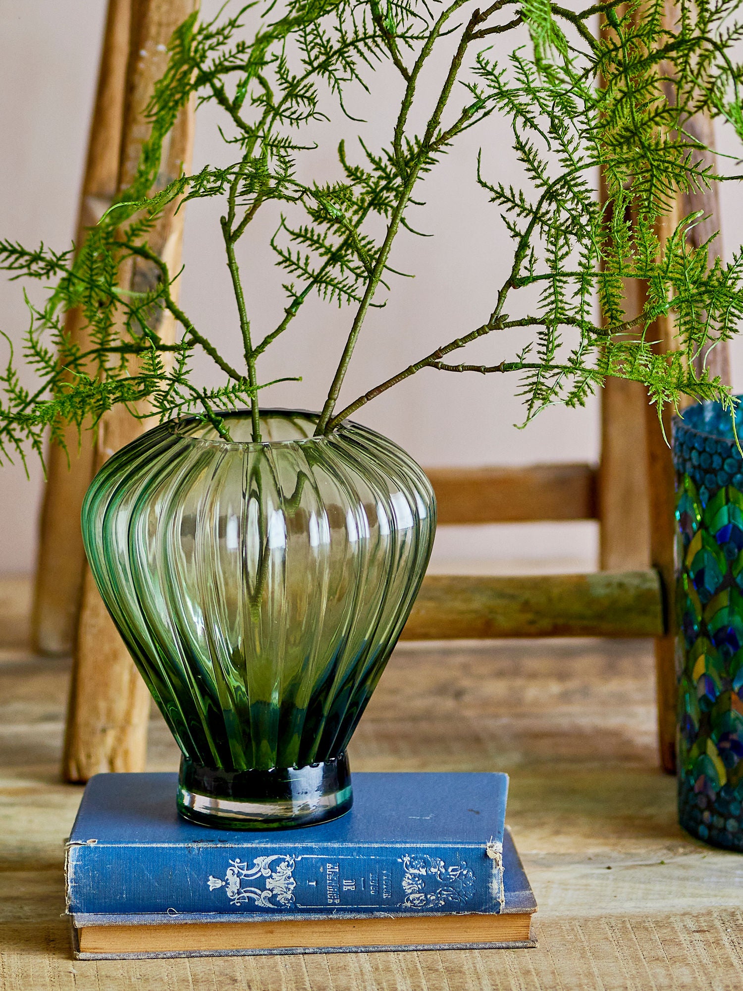 Creative Collection Reeve Vase, Grøn, Glas