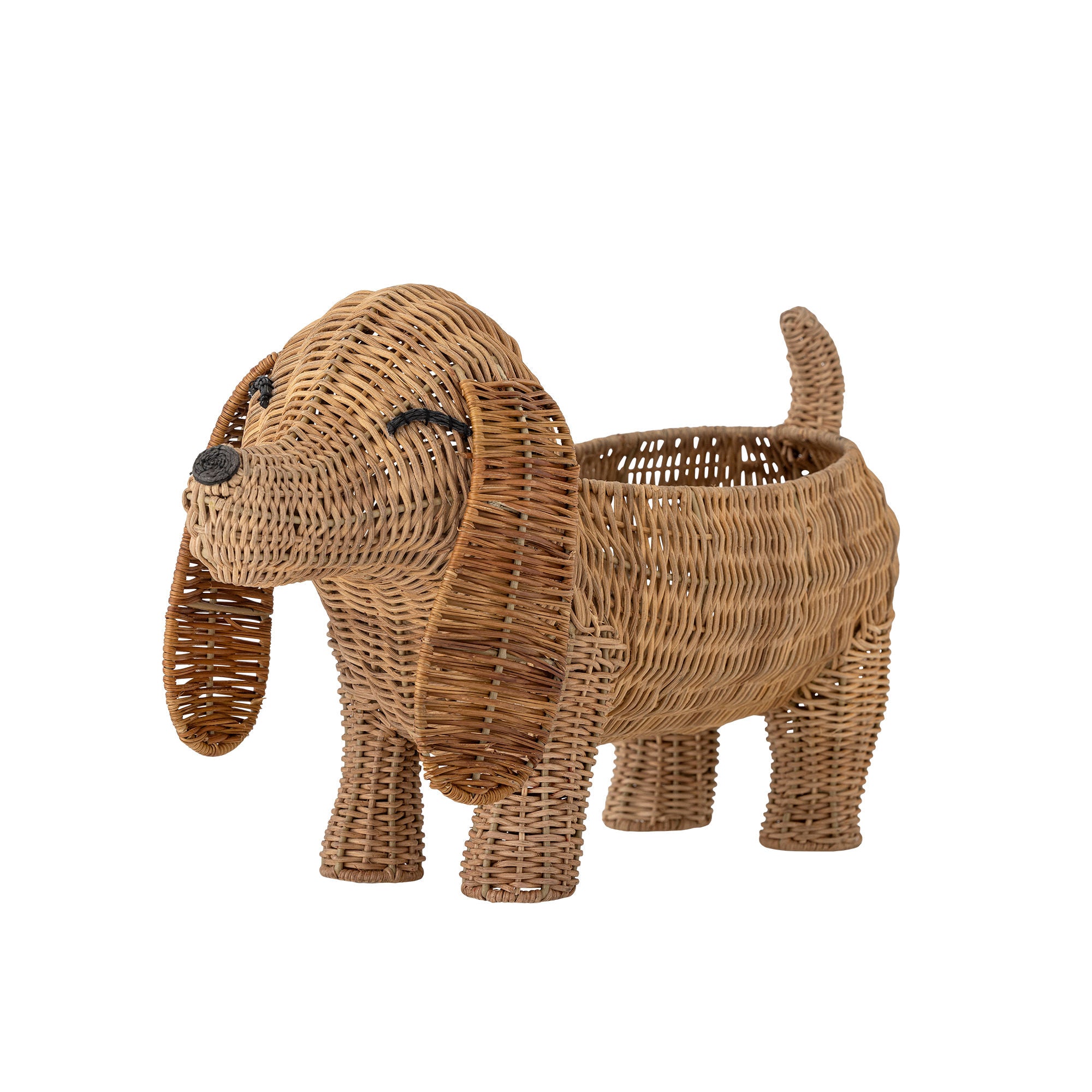 Bloomingville MINI Palle Kurv, Brun, Rattan