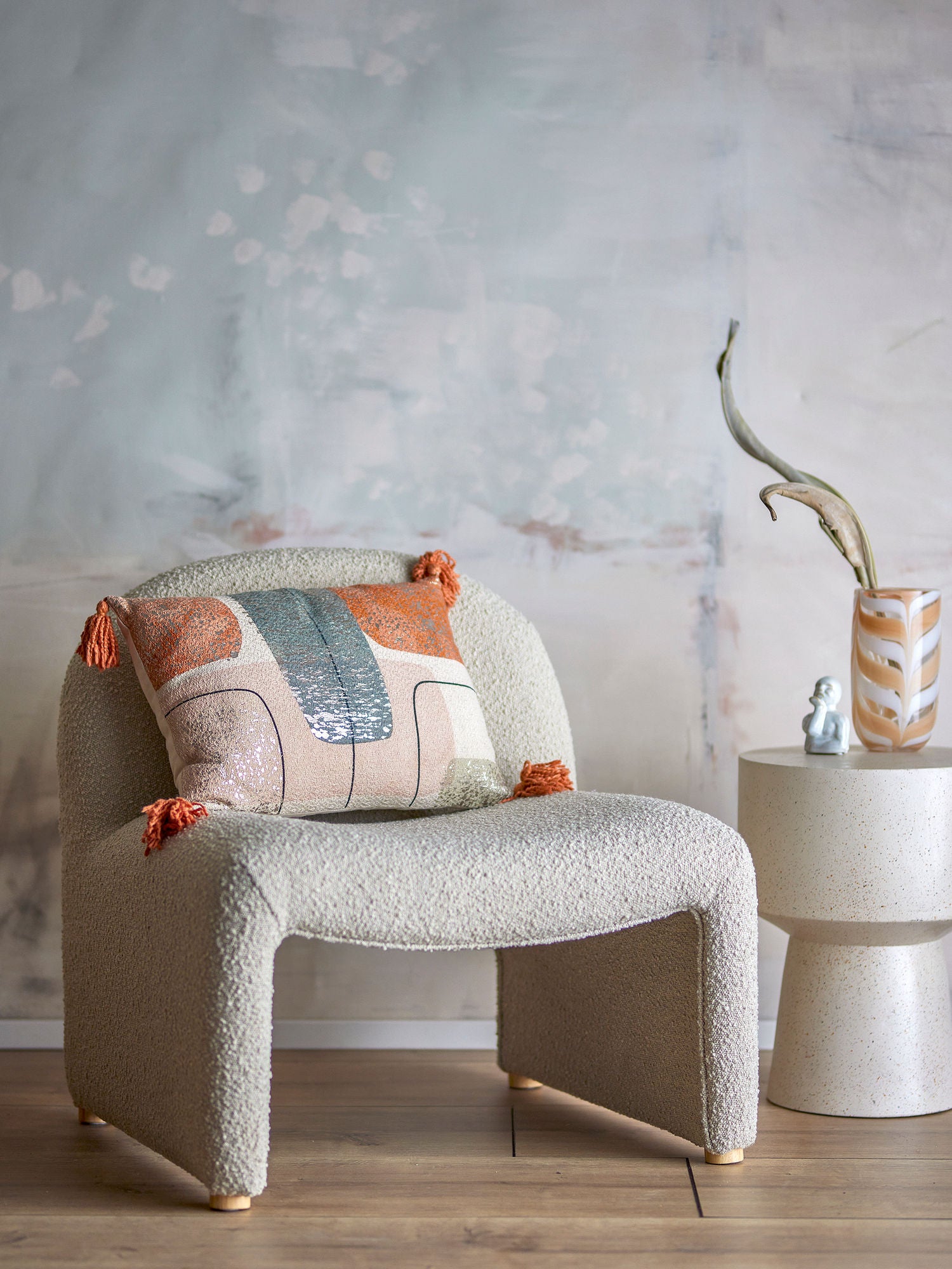 Bloomingville Lanzo Pude, Orange, Bomuld