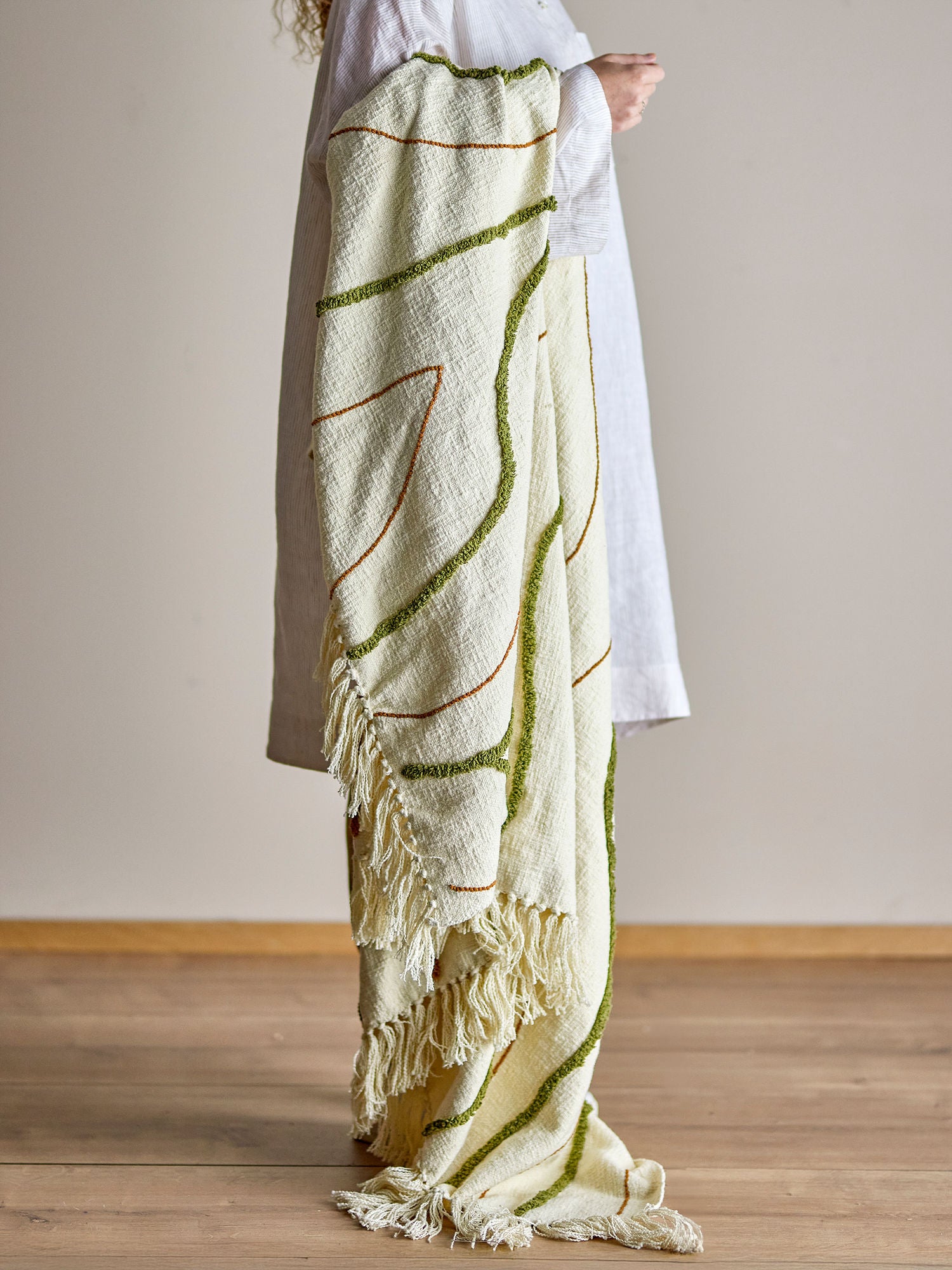 Bloomingville Osasio Plaid, Grøn, Bomuld OEKO-TEX®