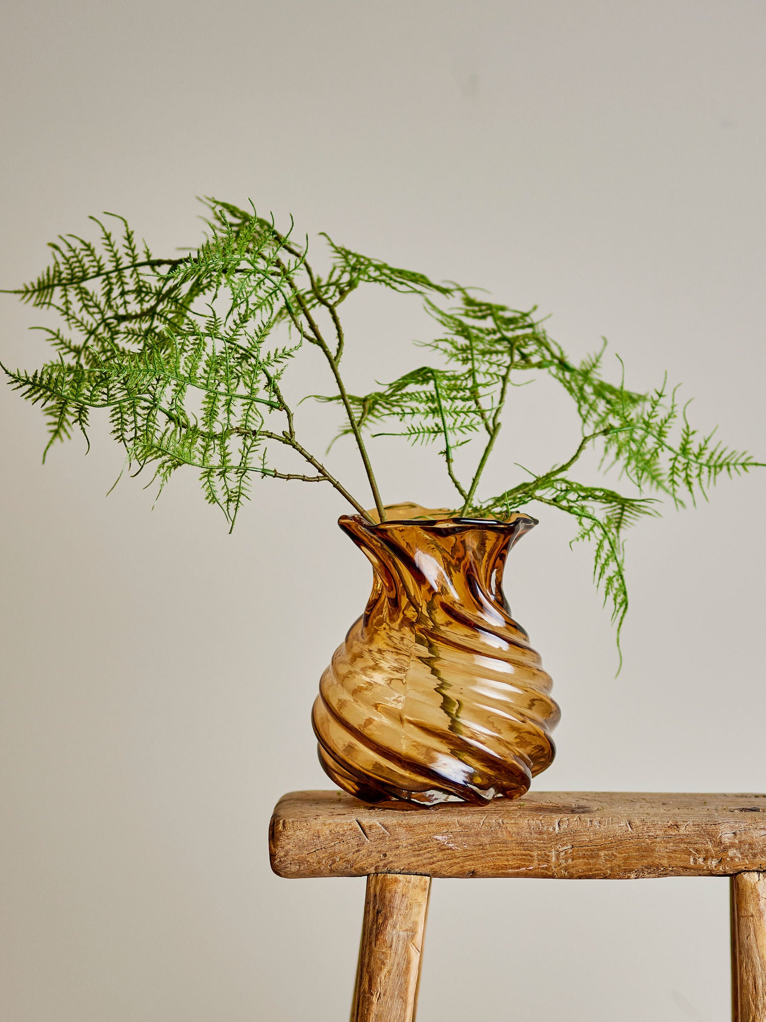 Creative Collection Rylo Vase, Brun, Glas