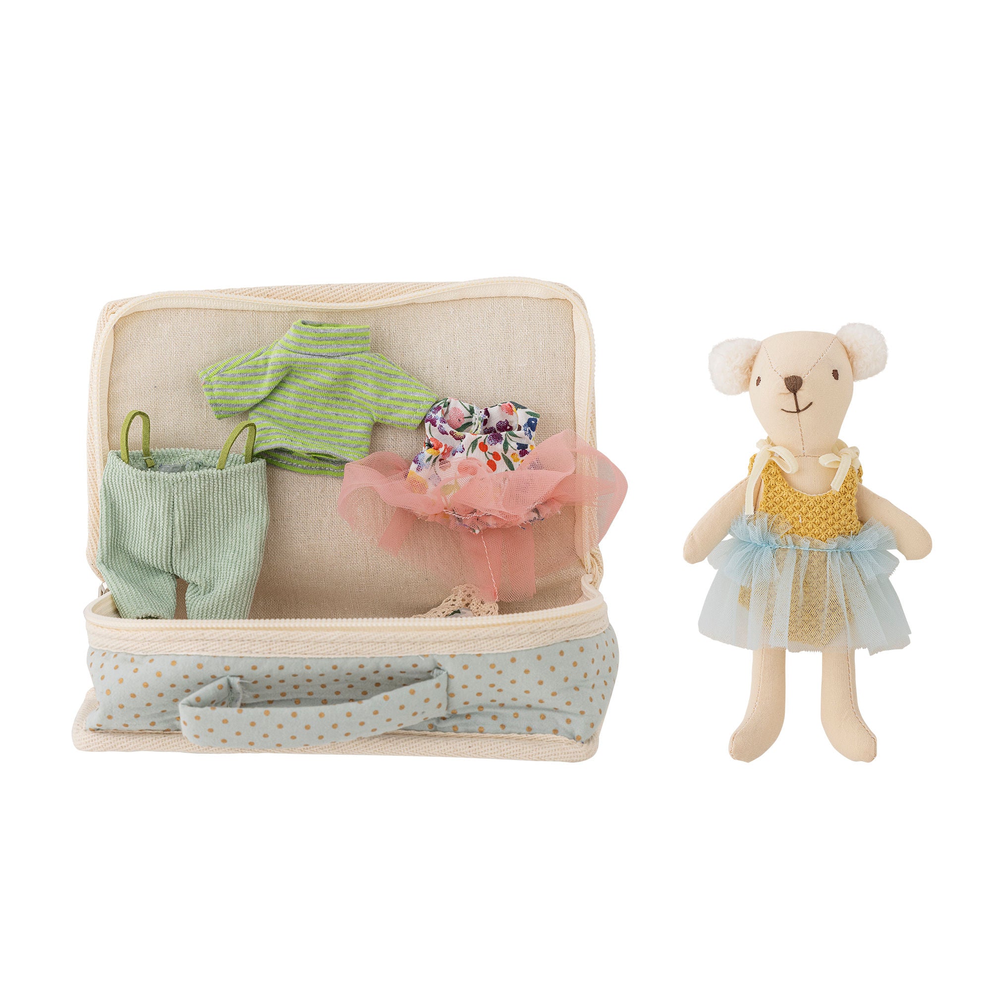 Bloomingville MINI Lara Dukke, Brun, Polyester