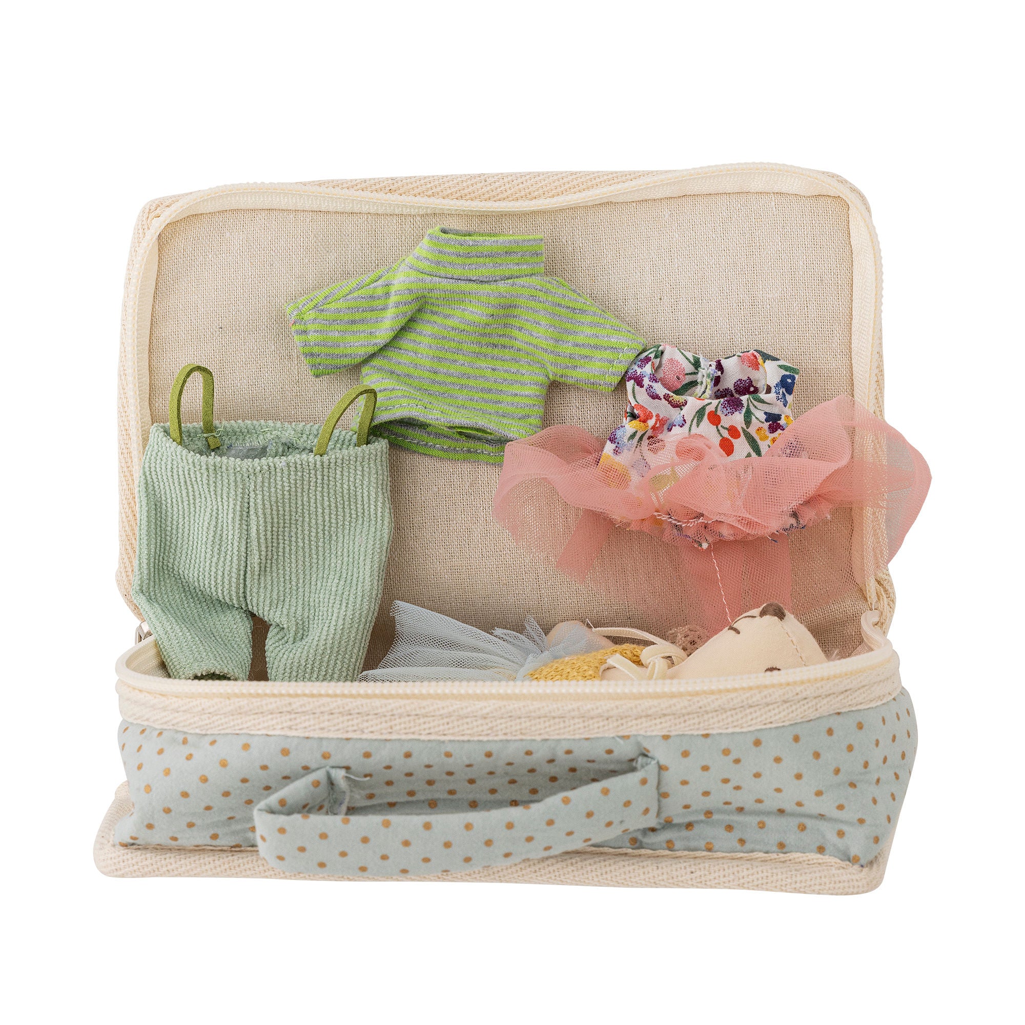 Bloomingville MINI Lara Dukke, Brun, Polyester