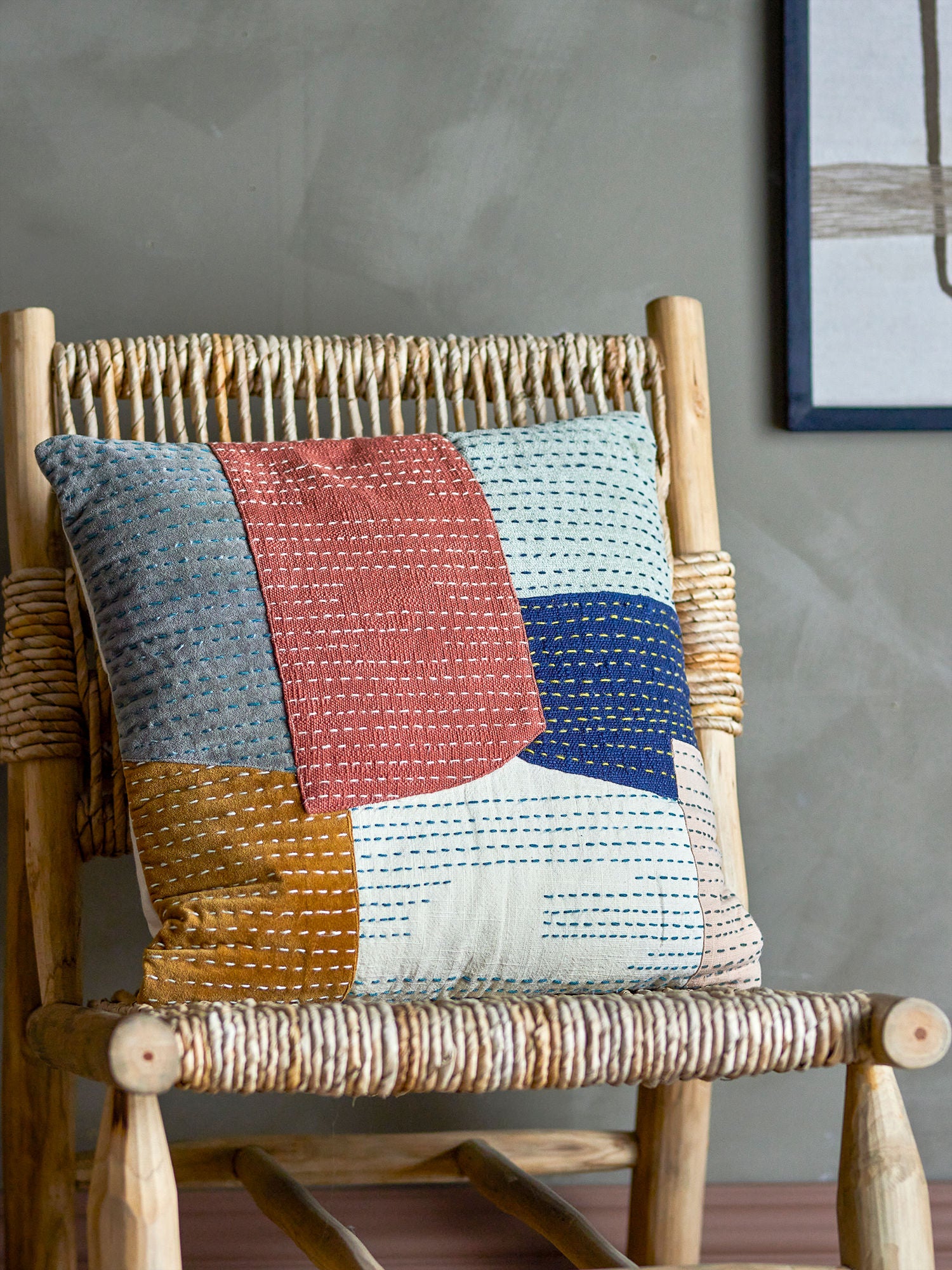 Bloomingville Montanaro Pude, Orange, Bomuld