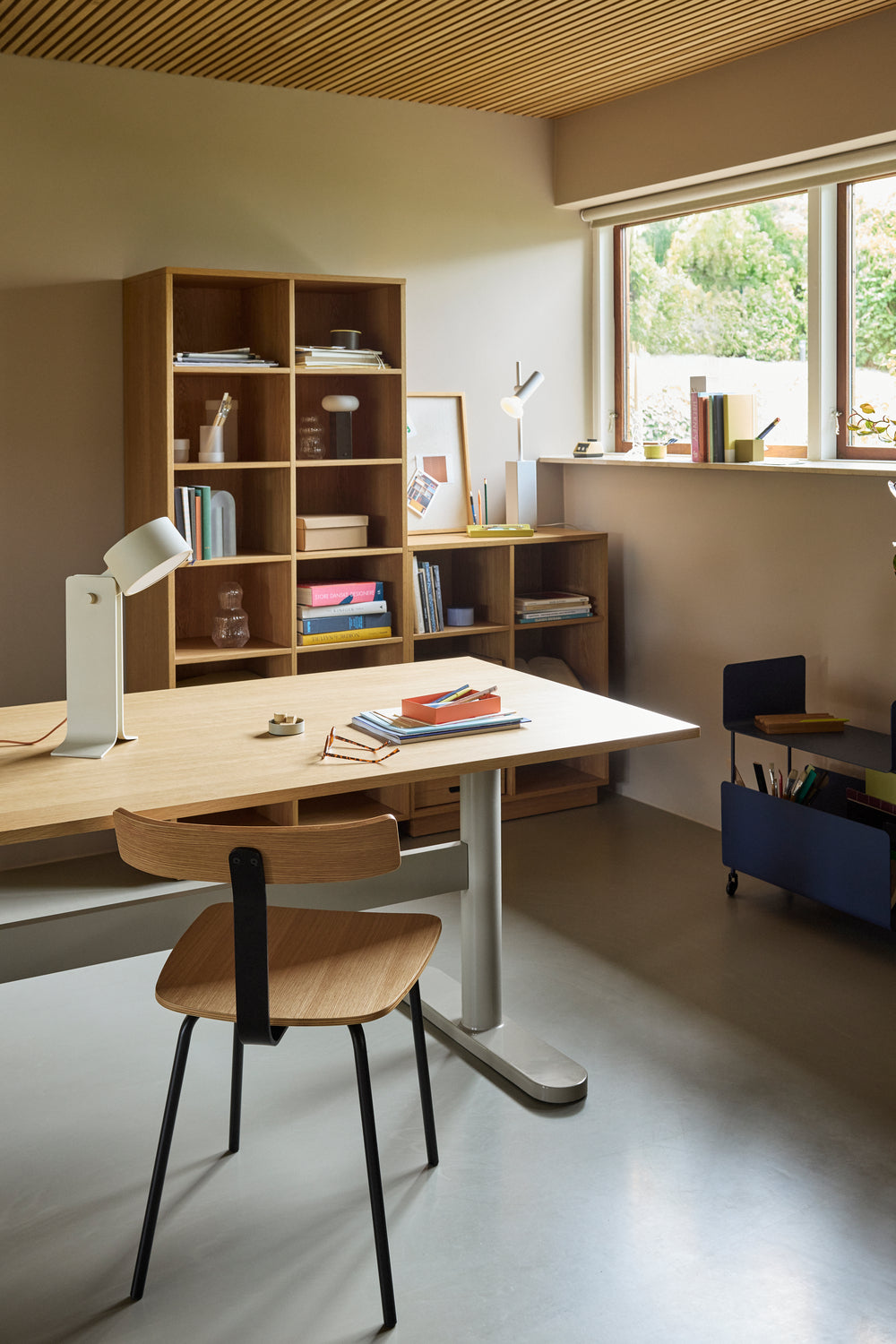 Disco Reol Large Natur - 80x30xh180cm