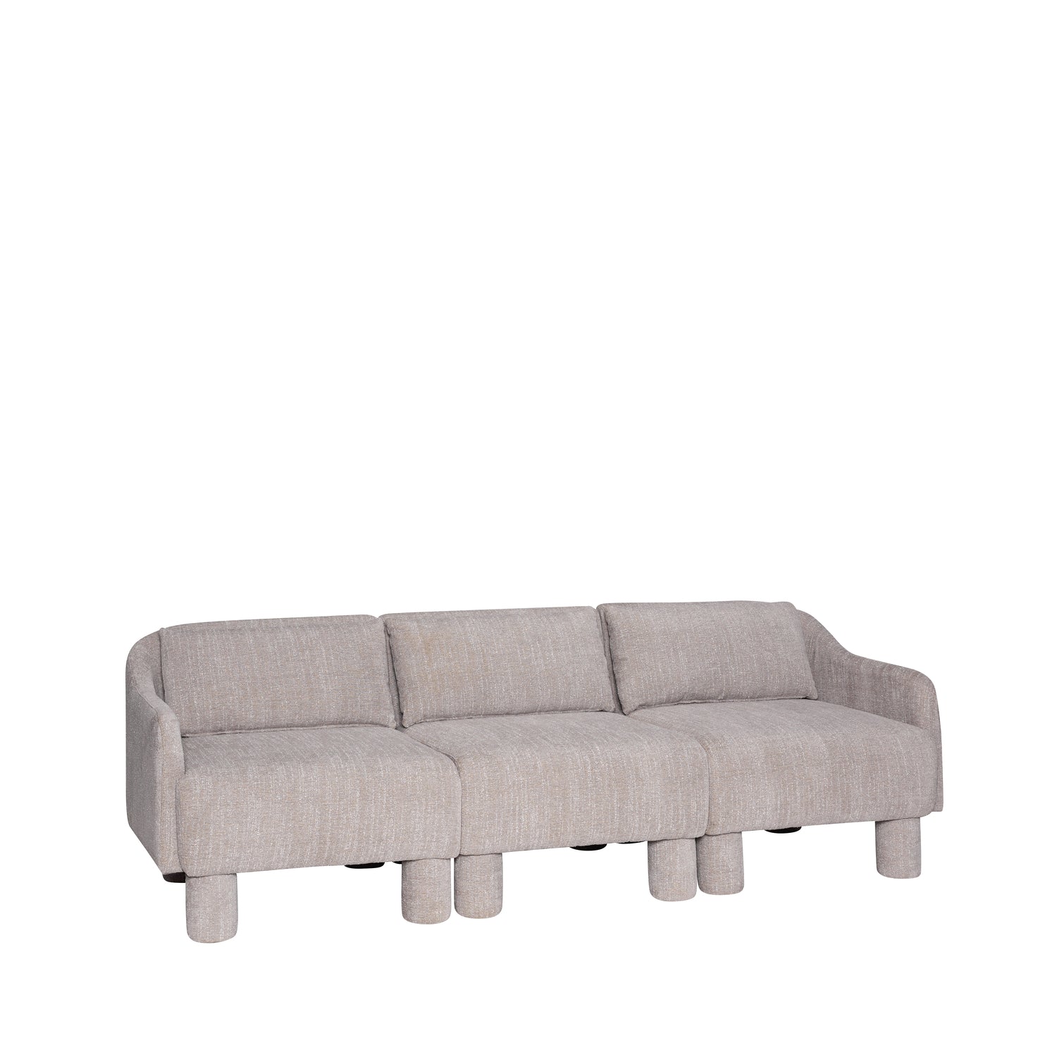 Elegance Sofa Lysegrøn - 224x73xH74