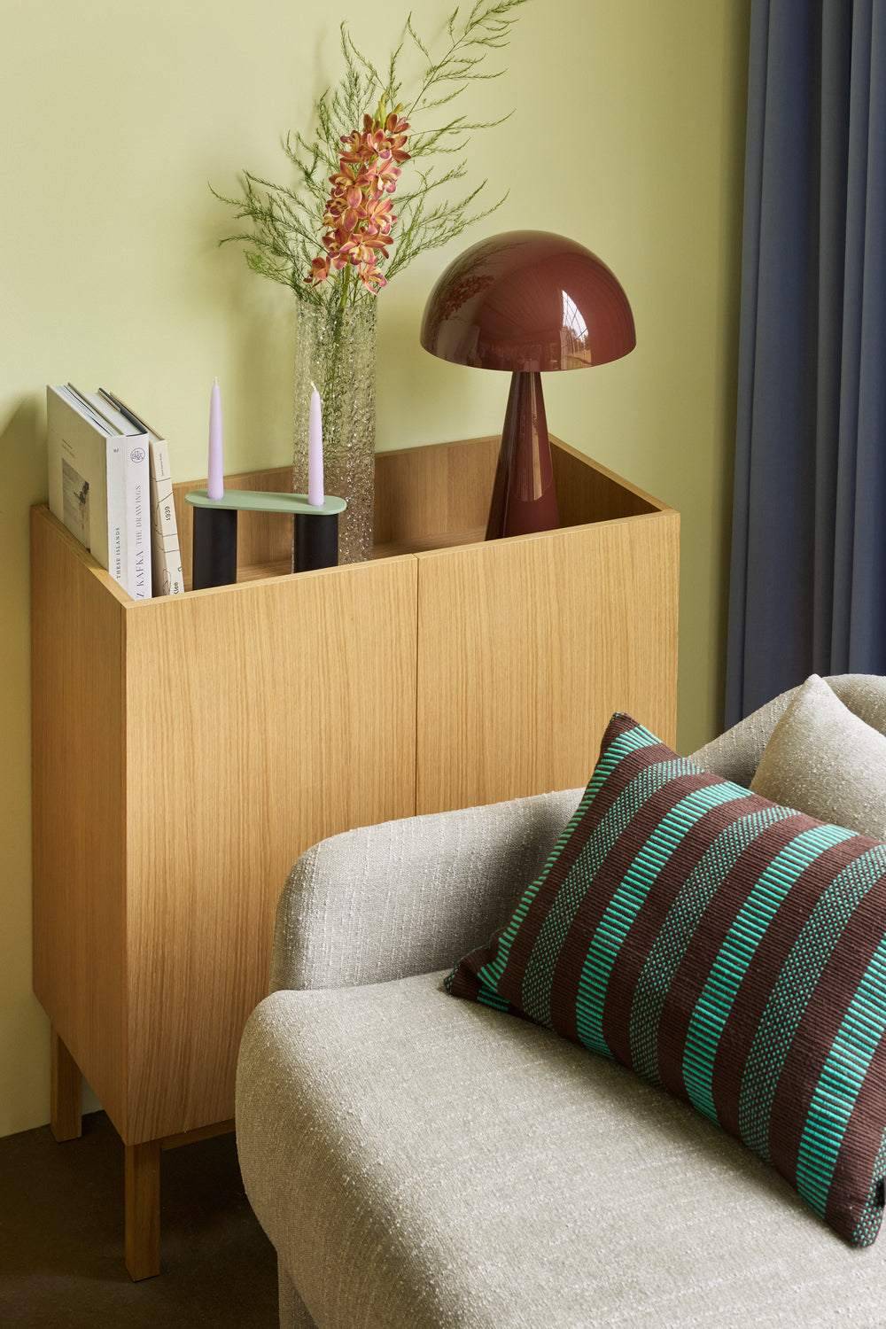 Elegance Sofa Lysegrøn - 224x73xH74