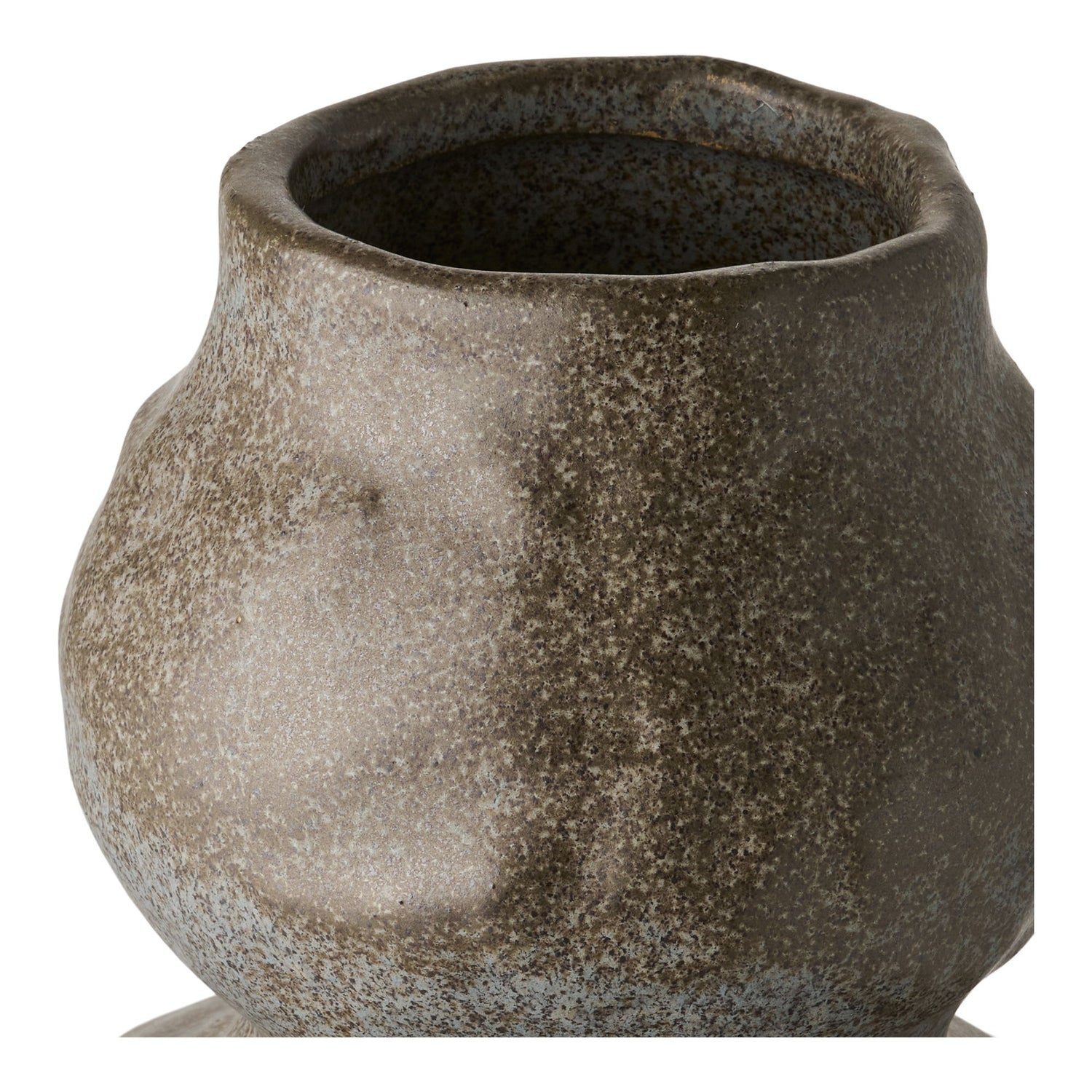Vase - Vase, keramik, mørkegrå ø14,5x33,5 cm