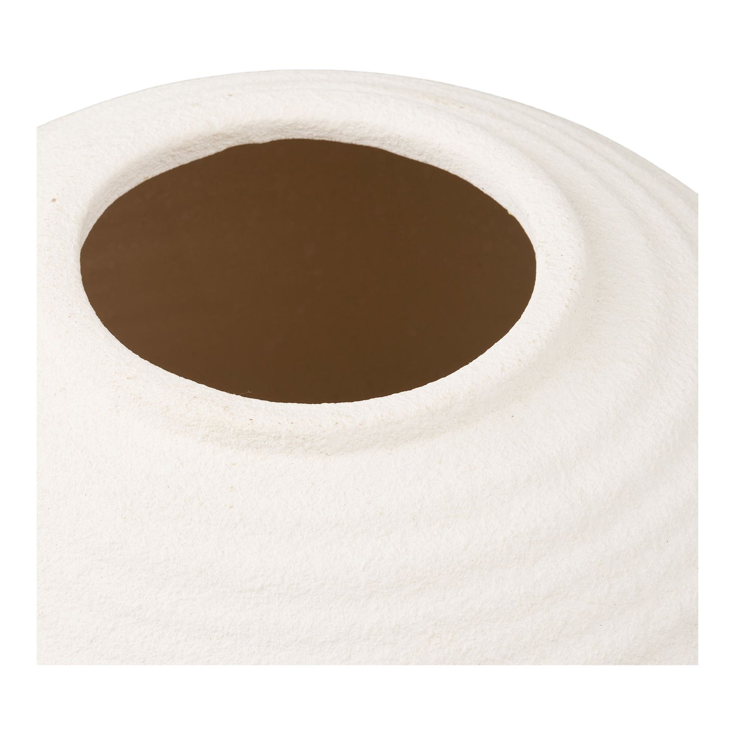 Vase - Vase, keramik, hvid ø30x28,5 cm