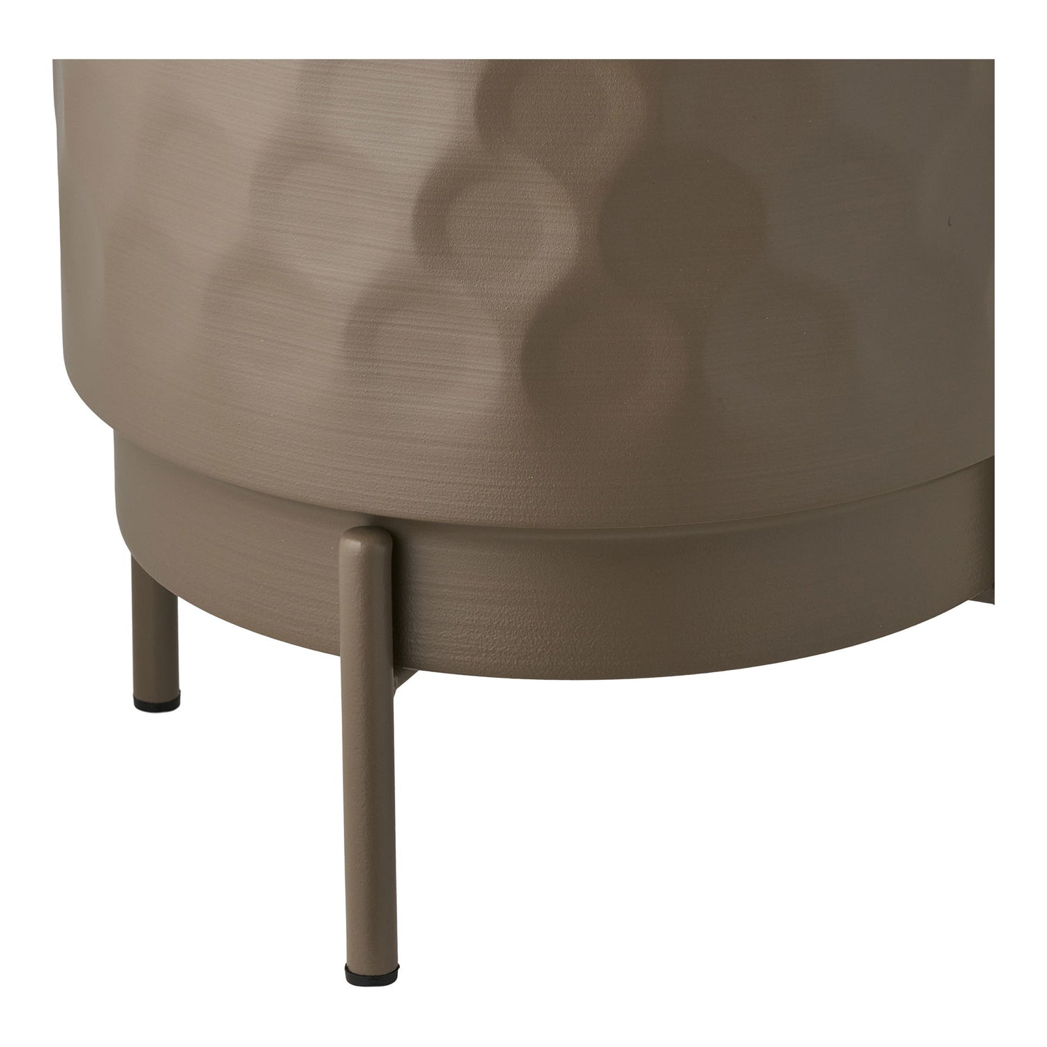 Urtepotte - Urtepotte, stål, brun ø21x26