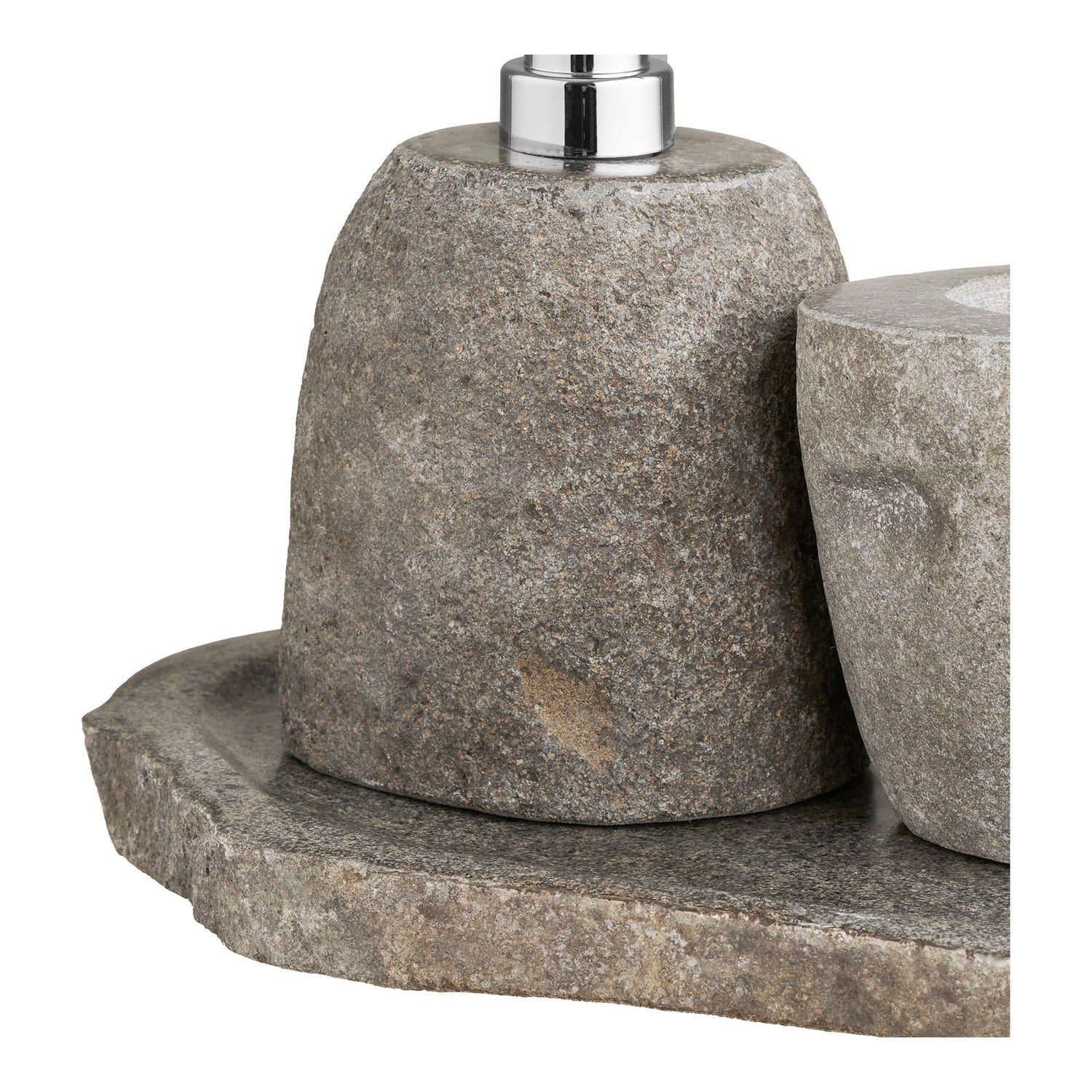 Gara Badeværelsessæt - Badeværelsessæt, Opbevaringskrus, Sæbedispenser, Bakke