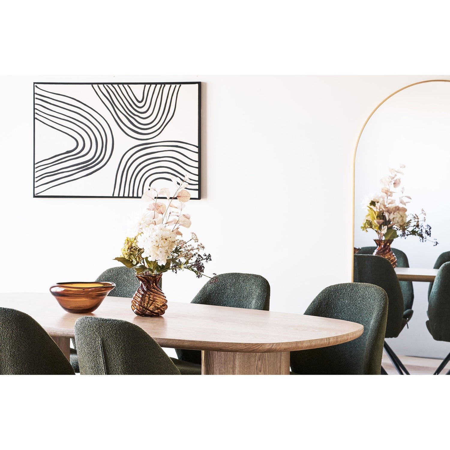 Skål - Skål, mundblæst glas, smoked brun 29x26x11 cm