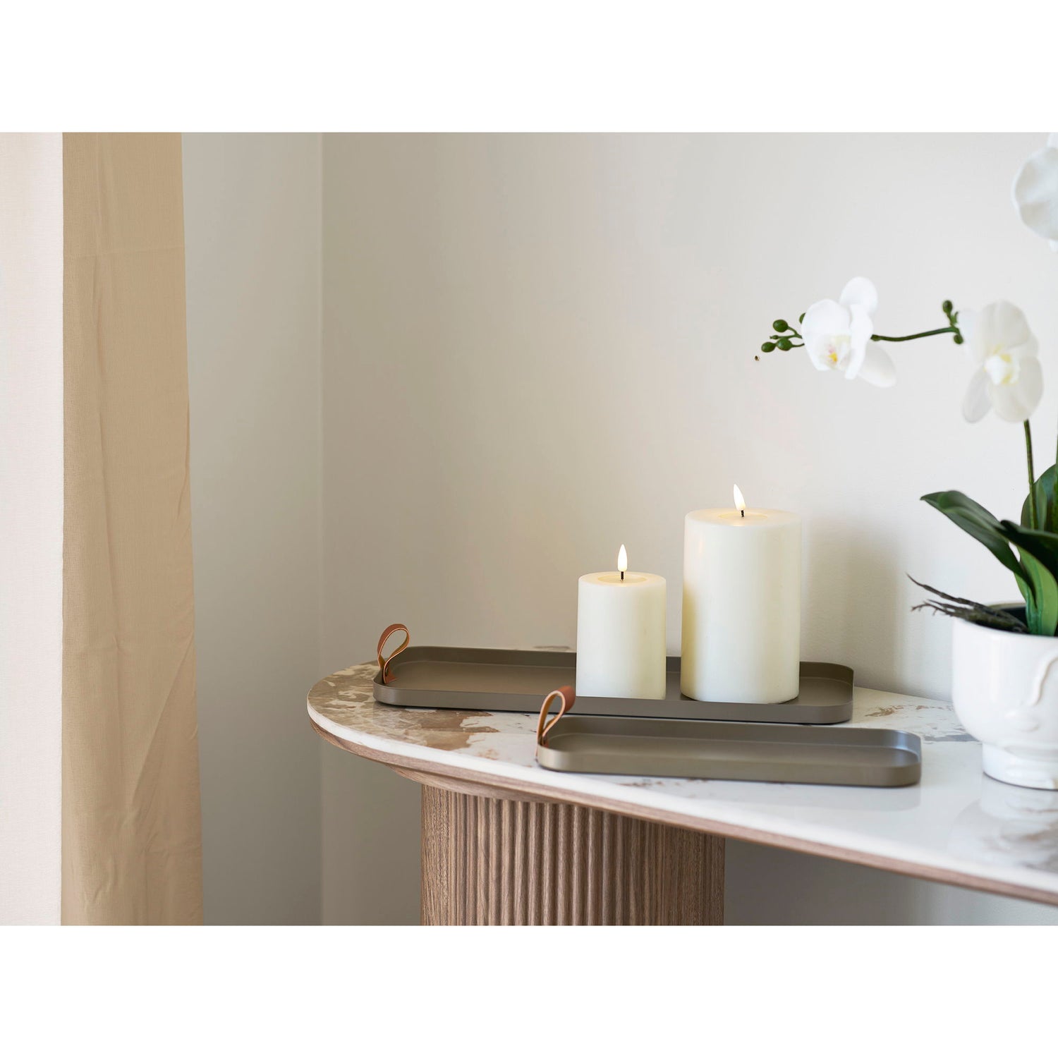 Bakke - Bakke, stål, brun sæt af 2