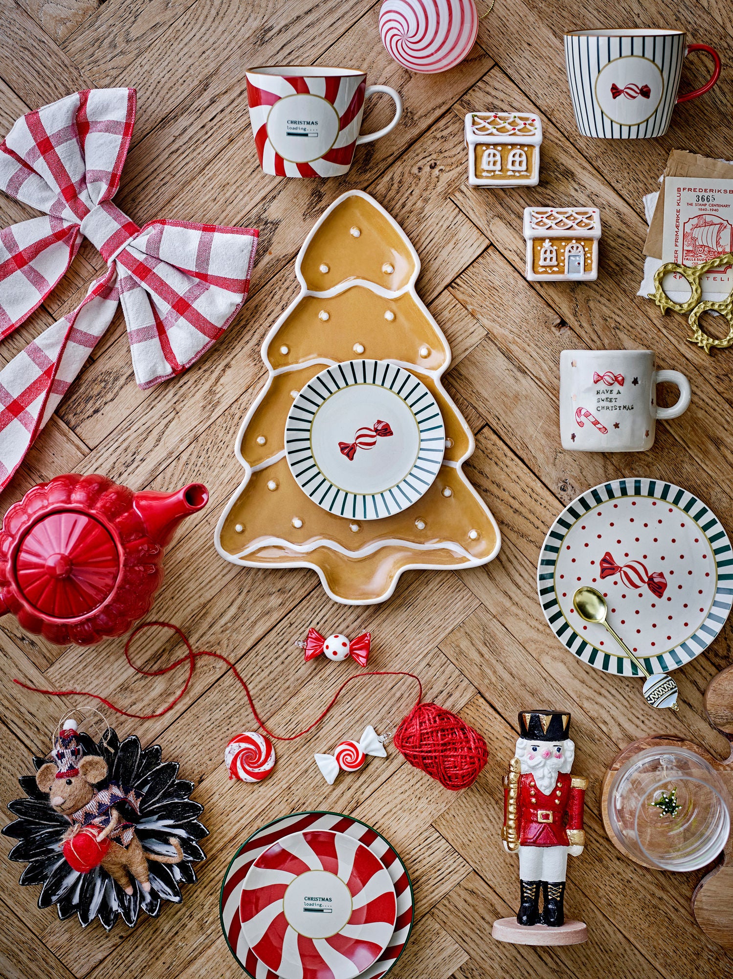 Bloomingville Peo Ornament, Brun, Uld