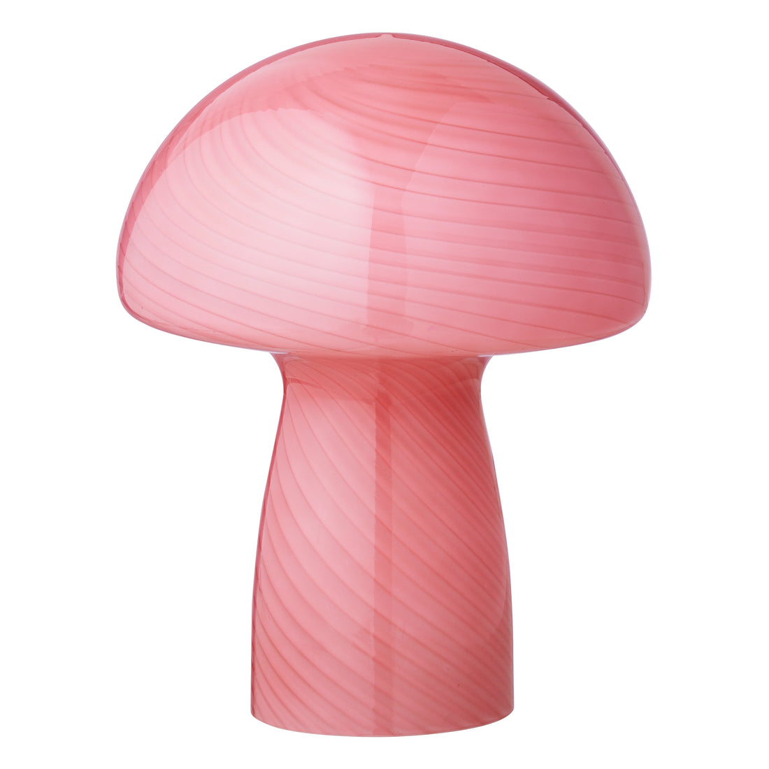 Bahne - Svampelampe - Mushroom bordlampe, Bubble Gum - H23 cm.